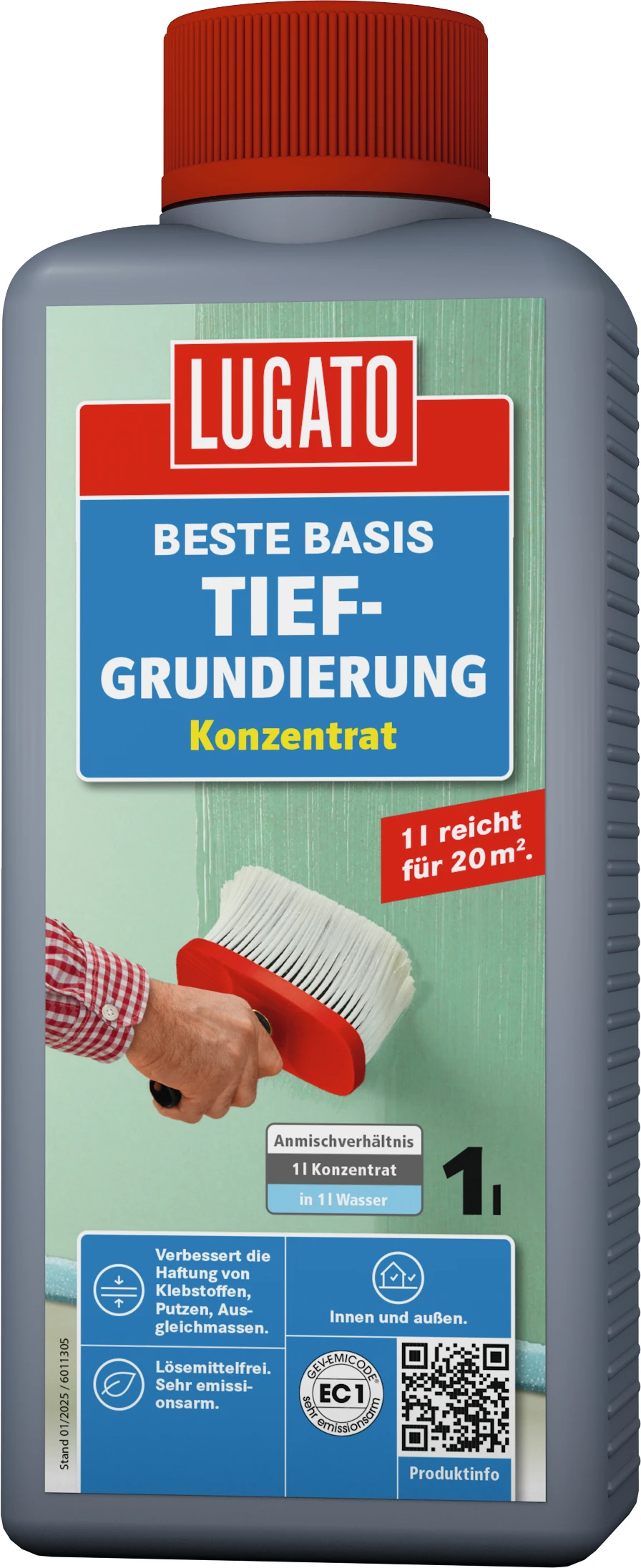 Konzentrierte Grundierung für Bodenausgleichsmassen