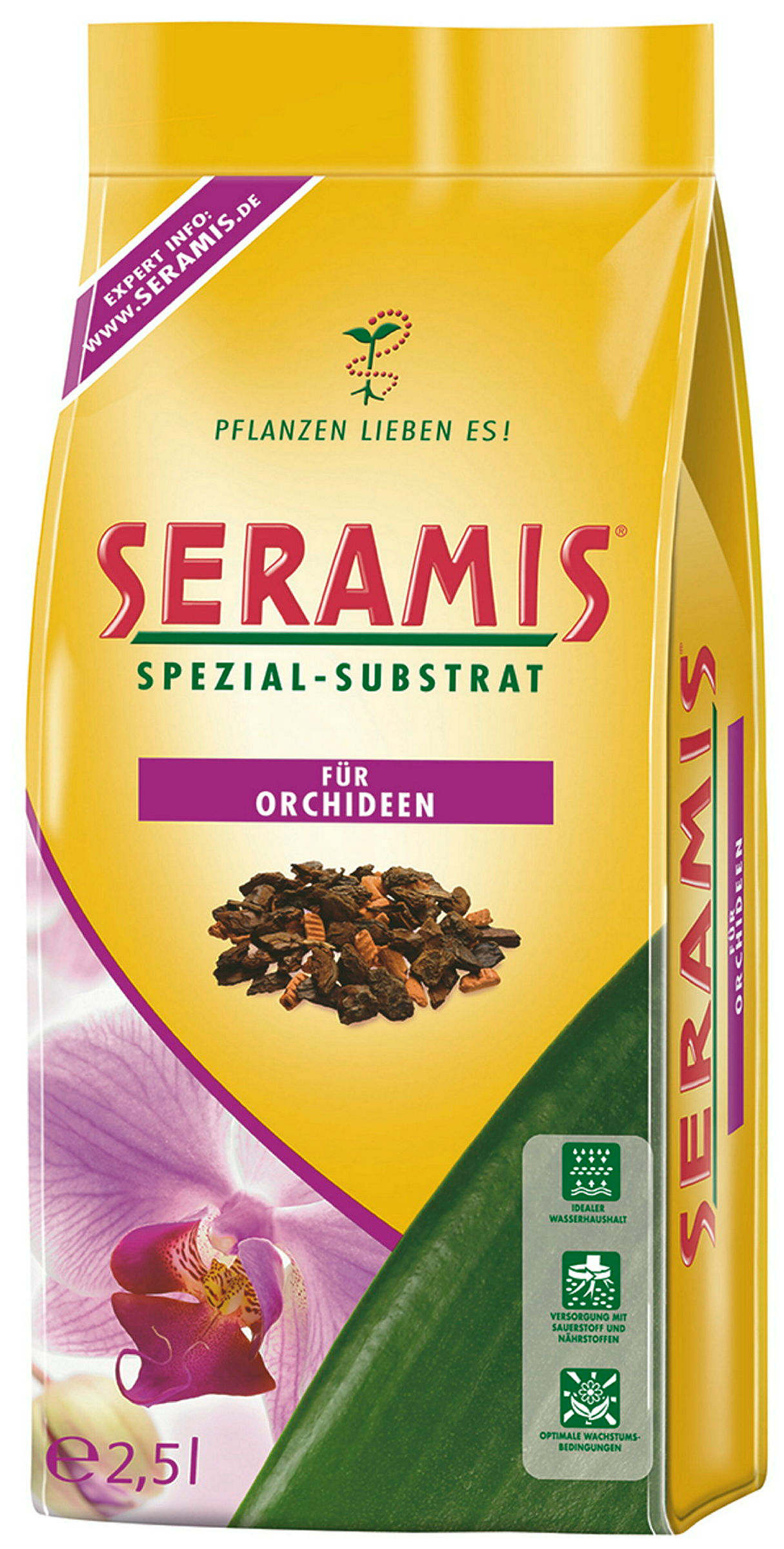 Seramis Orchideen Spezial-Substrat, 2,5 L