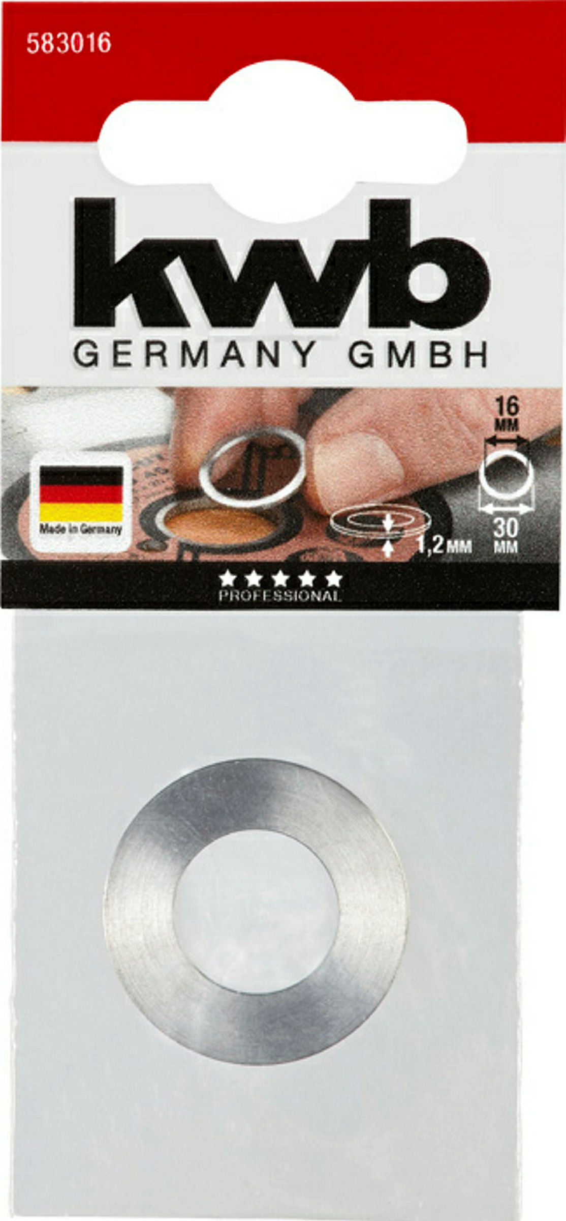 Reduzierringe für Kreissägeblätter, 30/16 mm