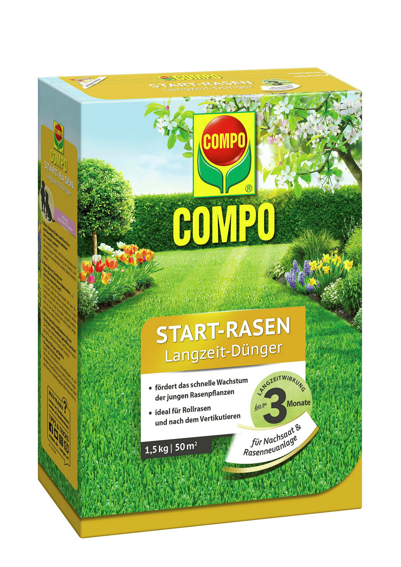 COMPO Start-Rasen Langzeit- Dünger 1,5 kg