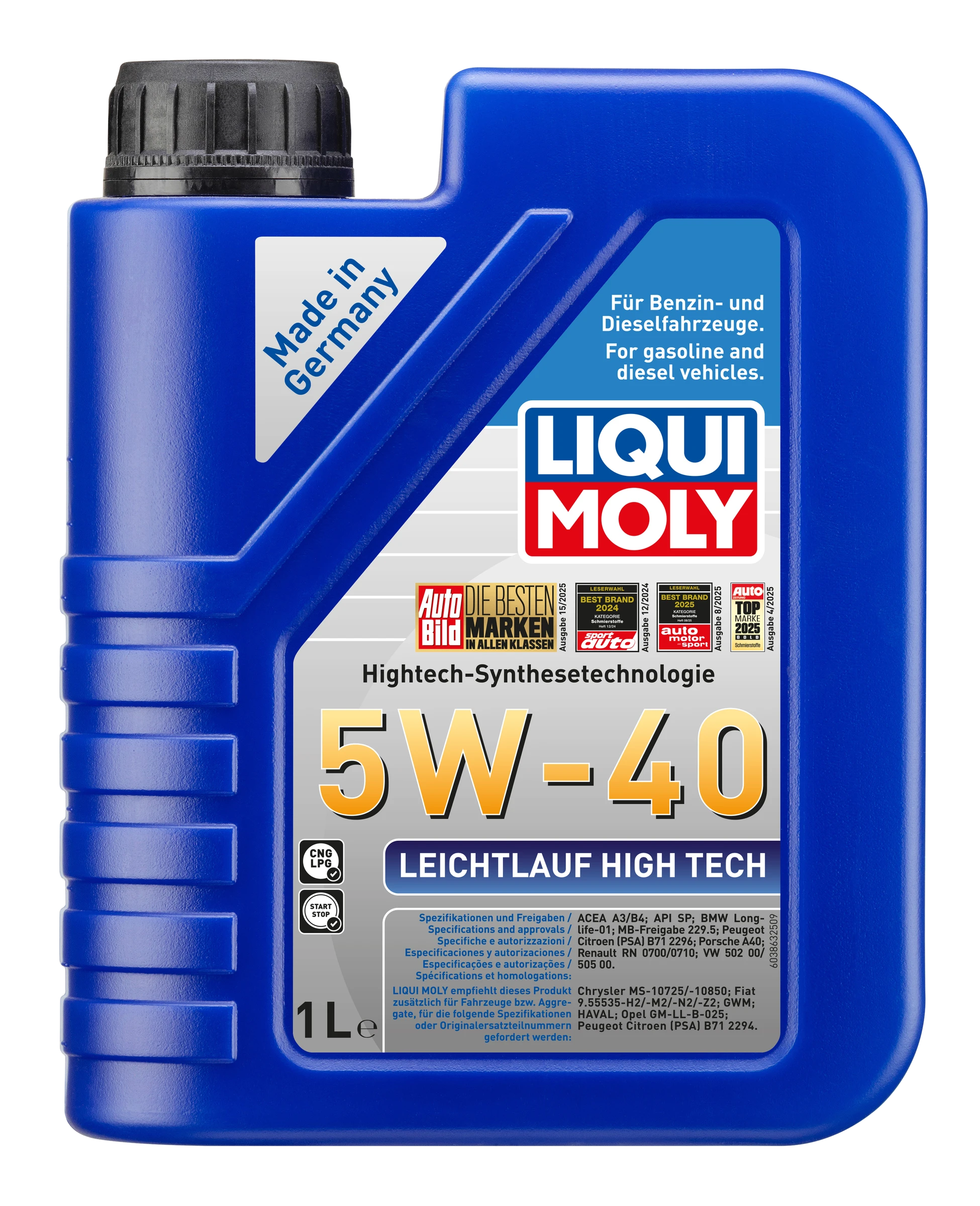 Leichtl.Motoröl HighTech 5W-40