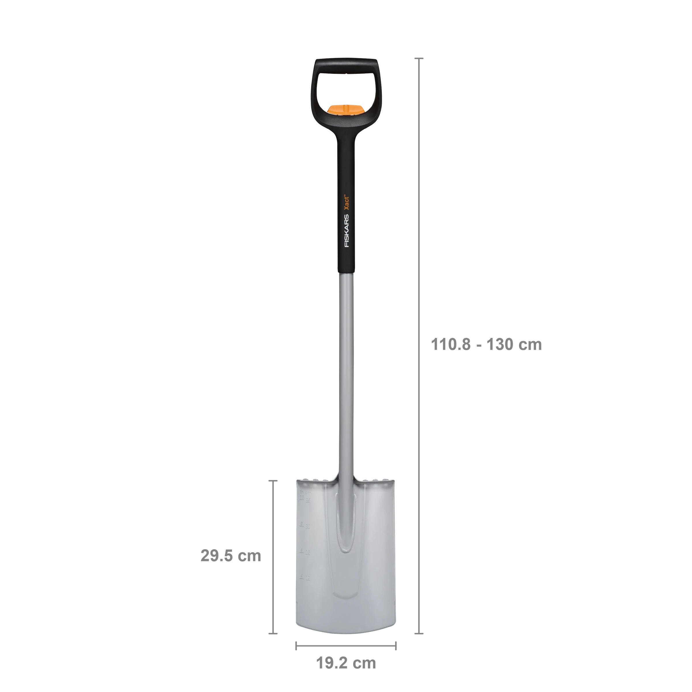Fiskars Xact Teleskop Spaten Rund Xact Teleskop Spaten Rund