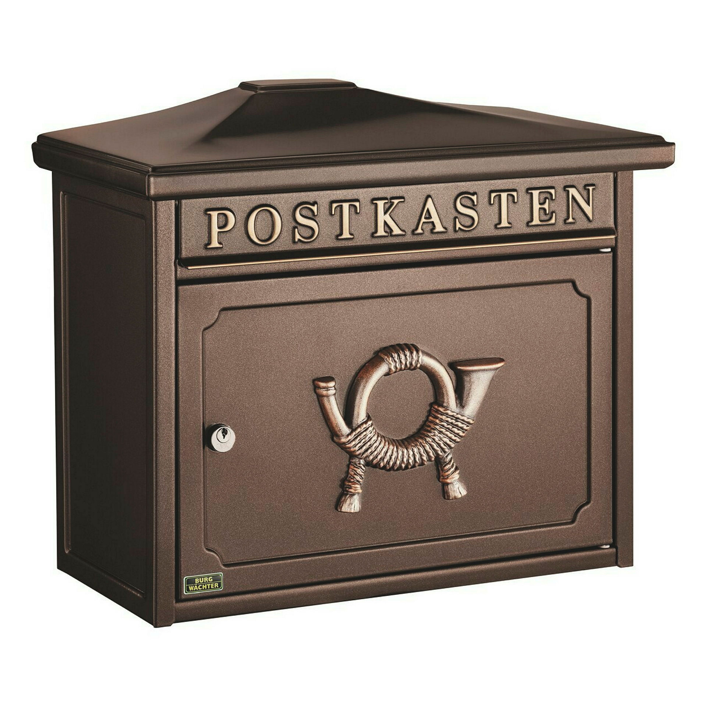 Briefkasten Stahl-lackiert Sylt 1883K kupfer-metallic