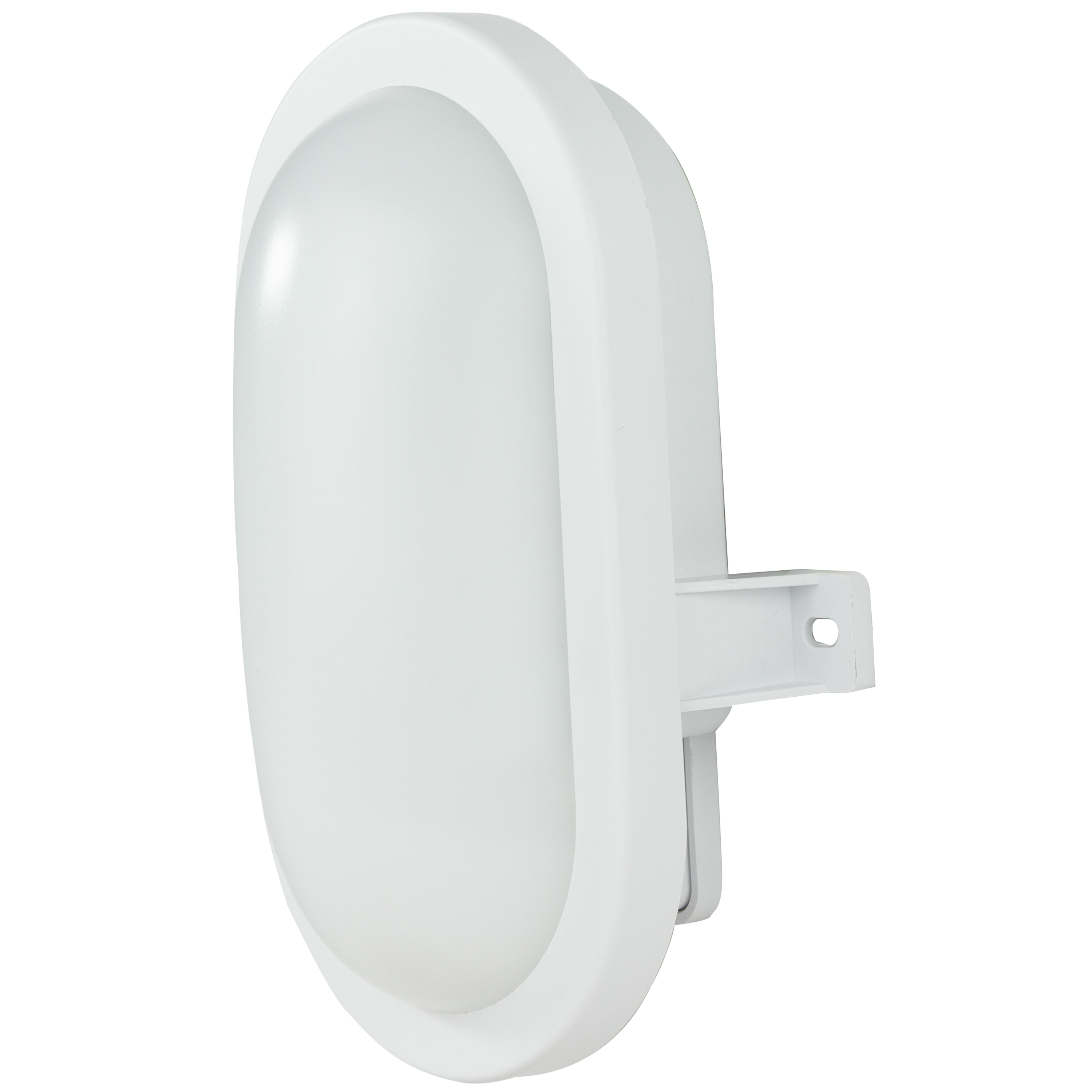 LED Feuchtraum- & Außenleuchte GLOBE Sensor oval 10 W, weiß