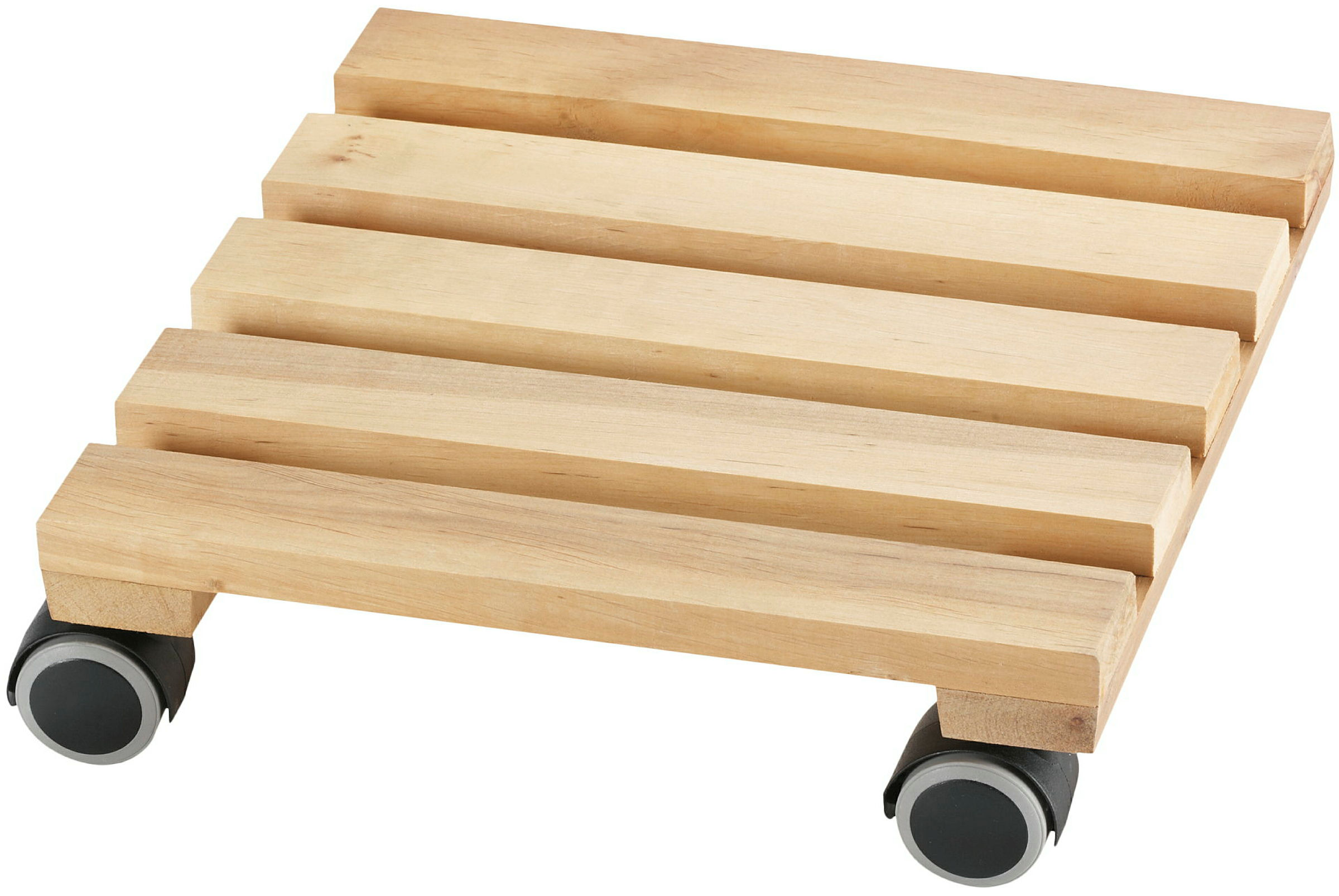 Pflanzenroller Loft 30x30cm, Erle, geölt