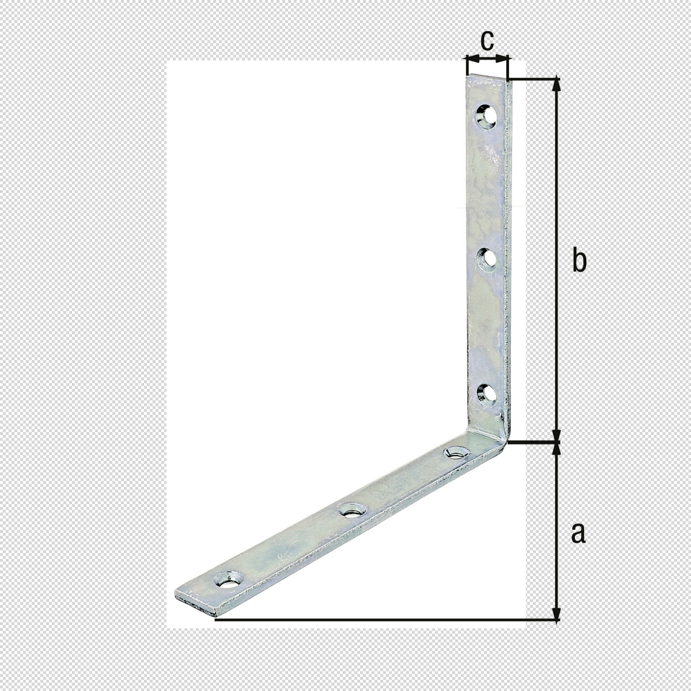Balkenwinkel 160x160x20 verzinkt