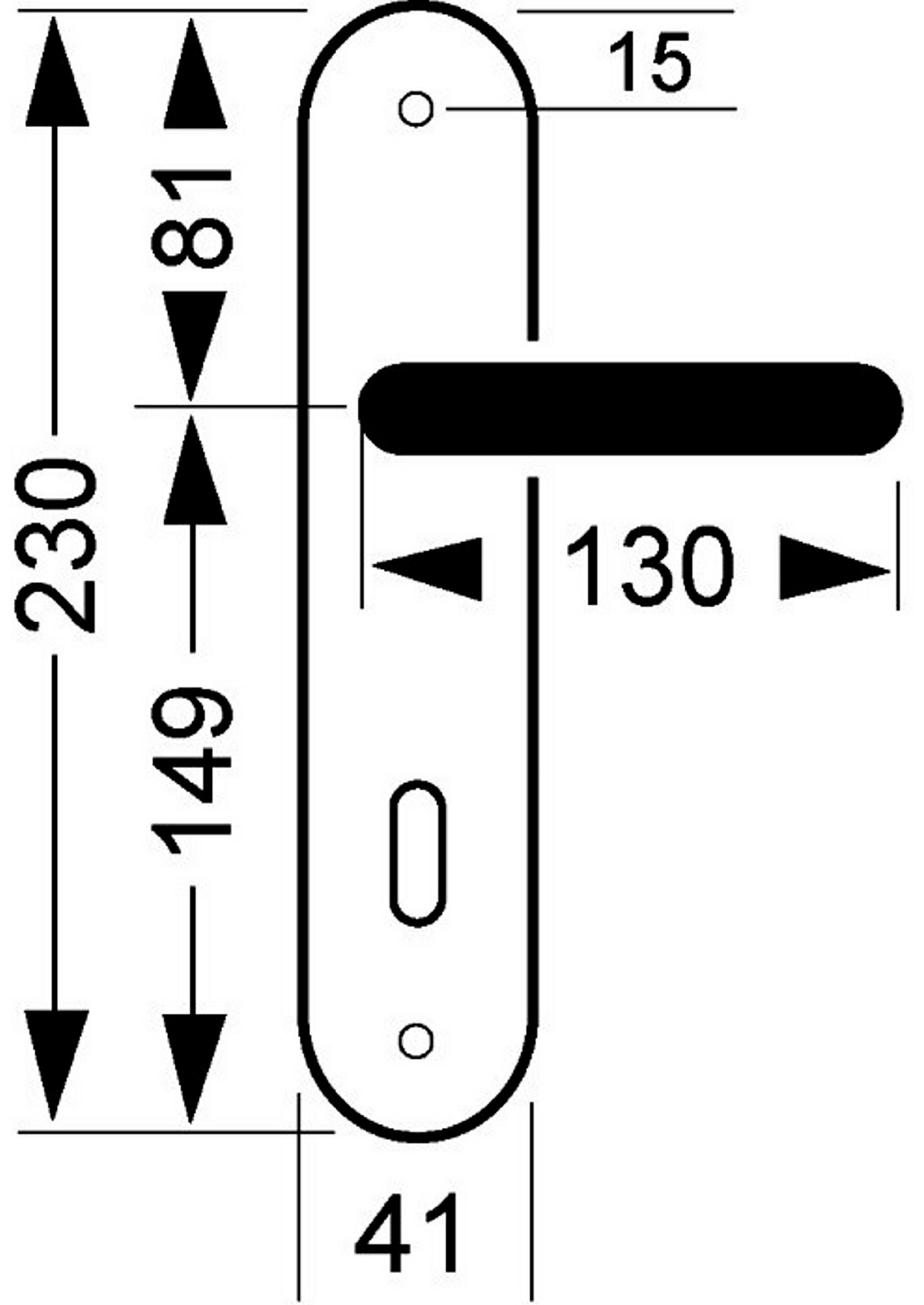 Langschild-Garnitur Swing/LS