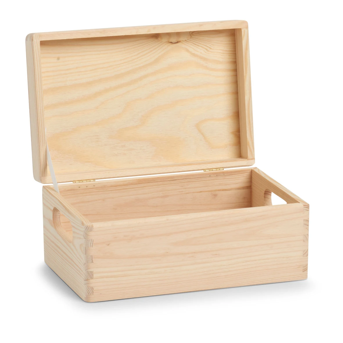 Allzweckkiste mit Deckel Nadelholz, 30x20x14 cm