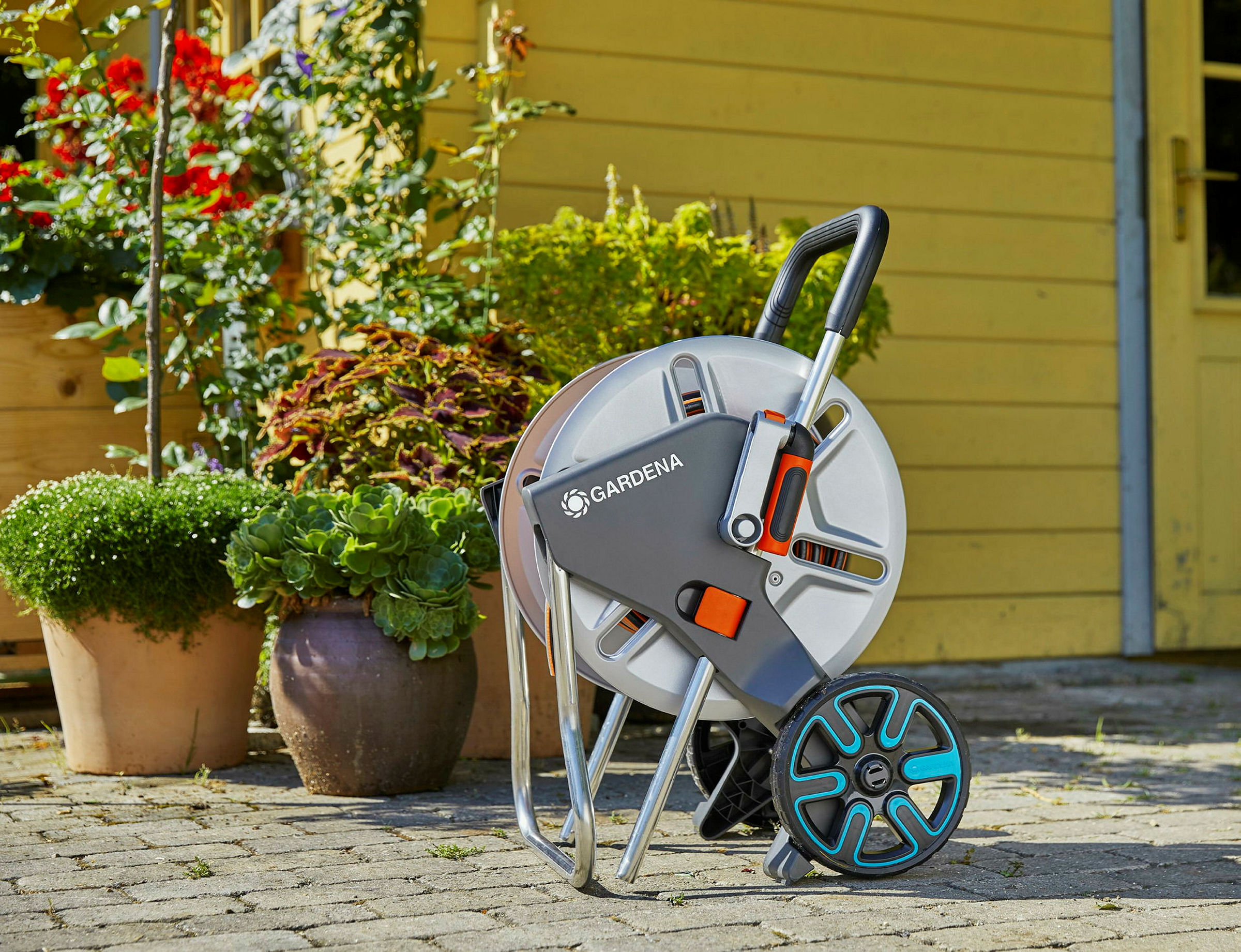 Schlauchwagen CleverRoll M Metall