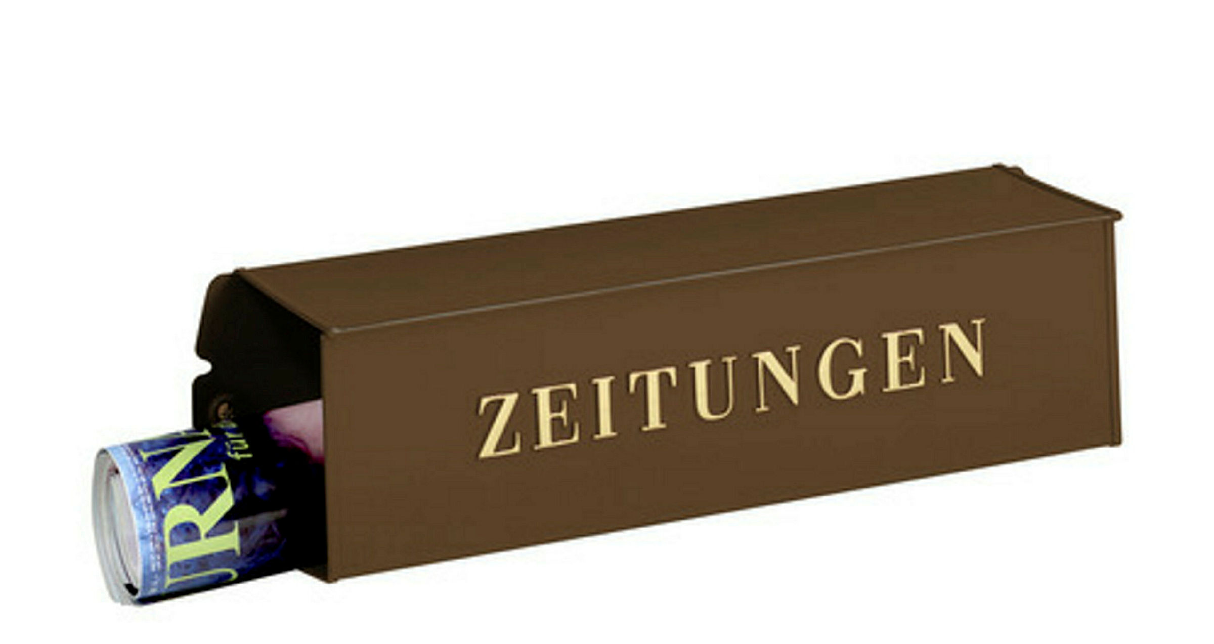 Zeitungsbox 808K kupfer-metallic