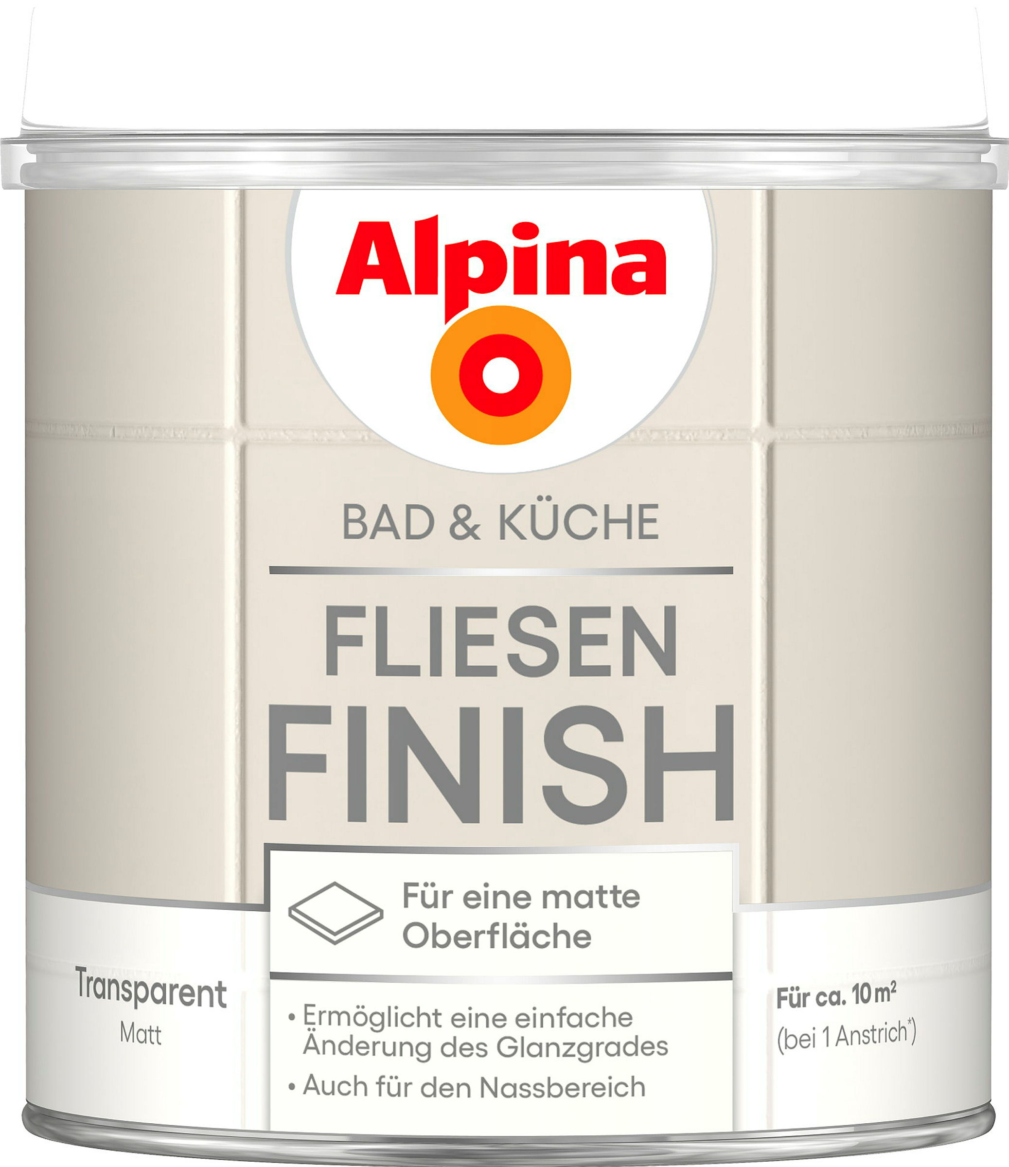 Alpina Bad & Küche Fliesen-Finish matt 750ml