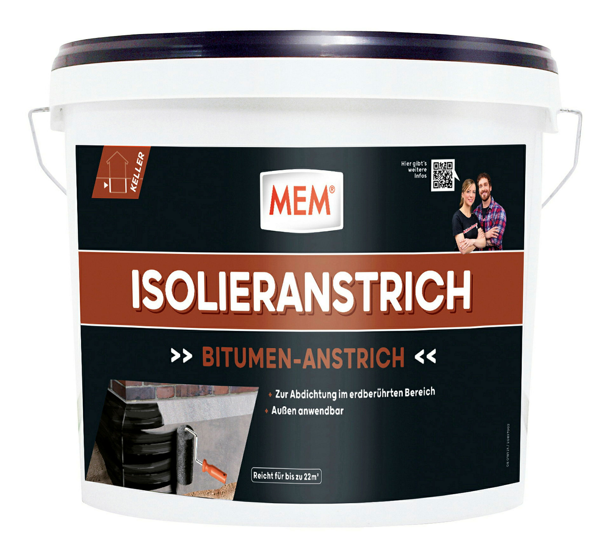 Bitumen-Isolieranstrich 10 L