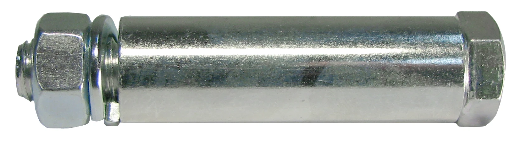 Achszub. Set, Einbauräder, Nabenlänge 60 mm, Stahl verz. 20 x 61 mm (SB)