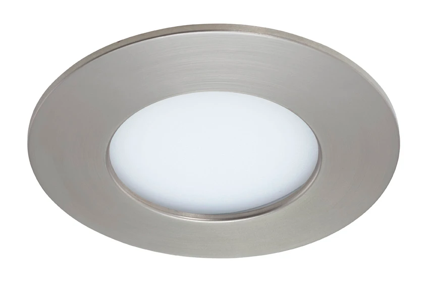 LED Einbauleuchte, nickel