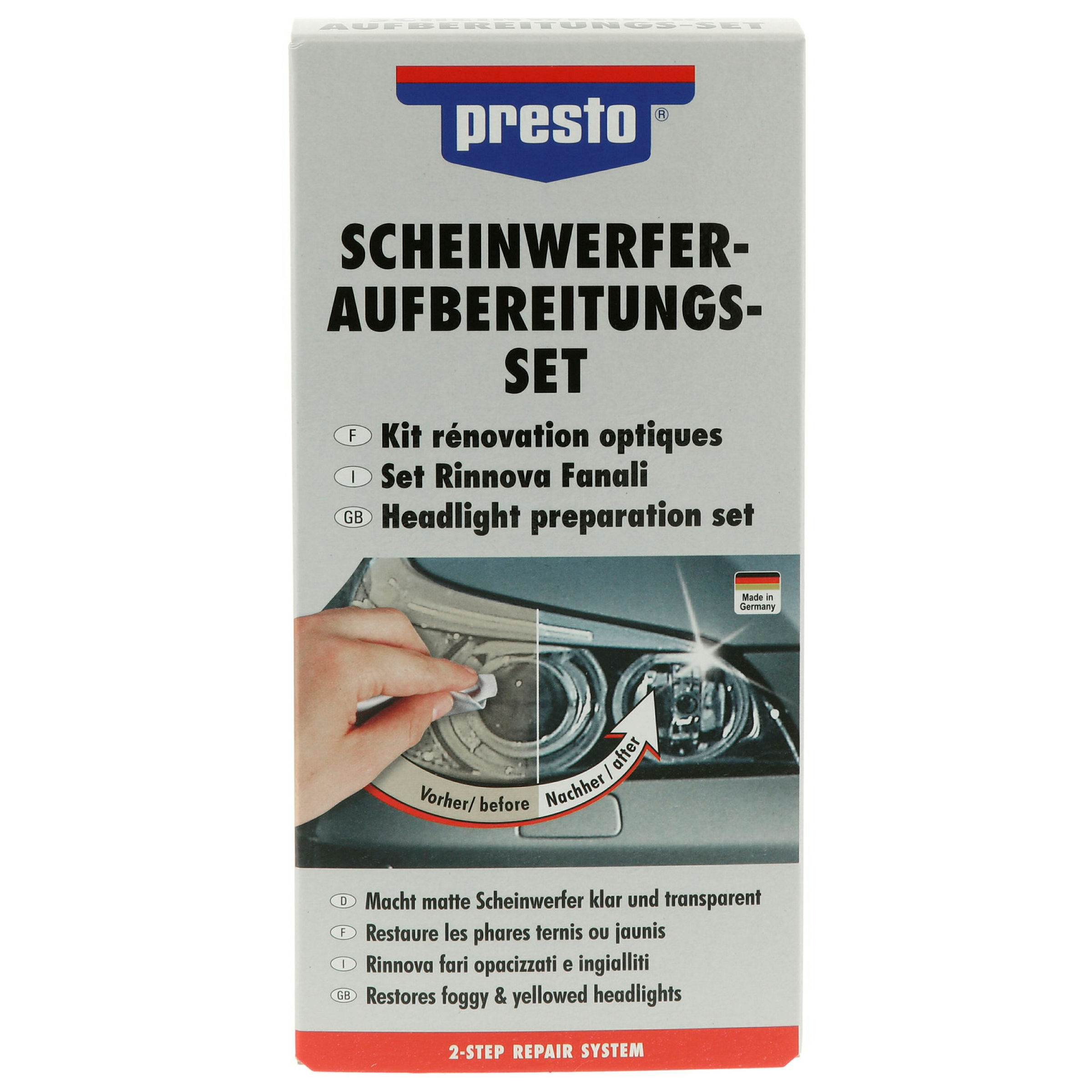 presto Scheinwerfer Aufbereit.