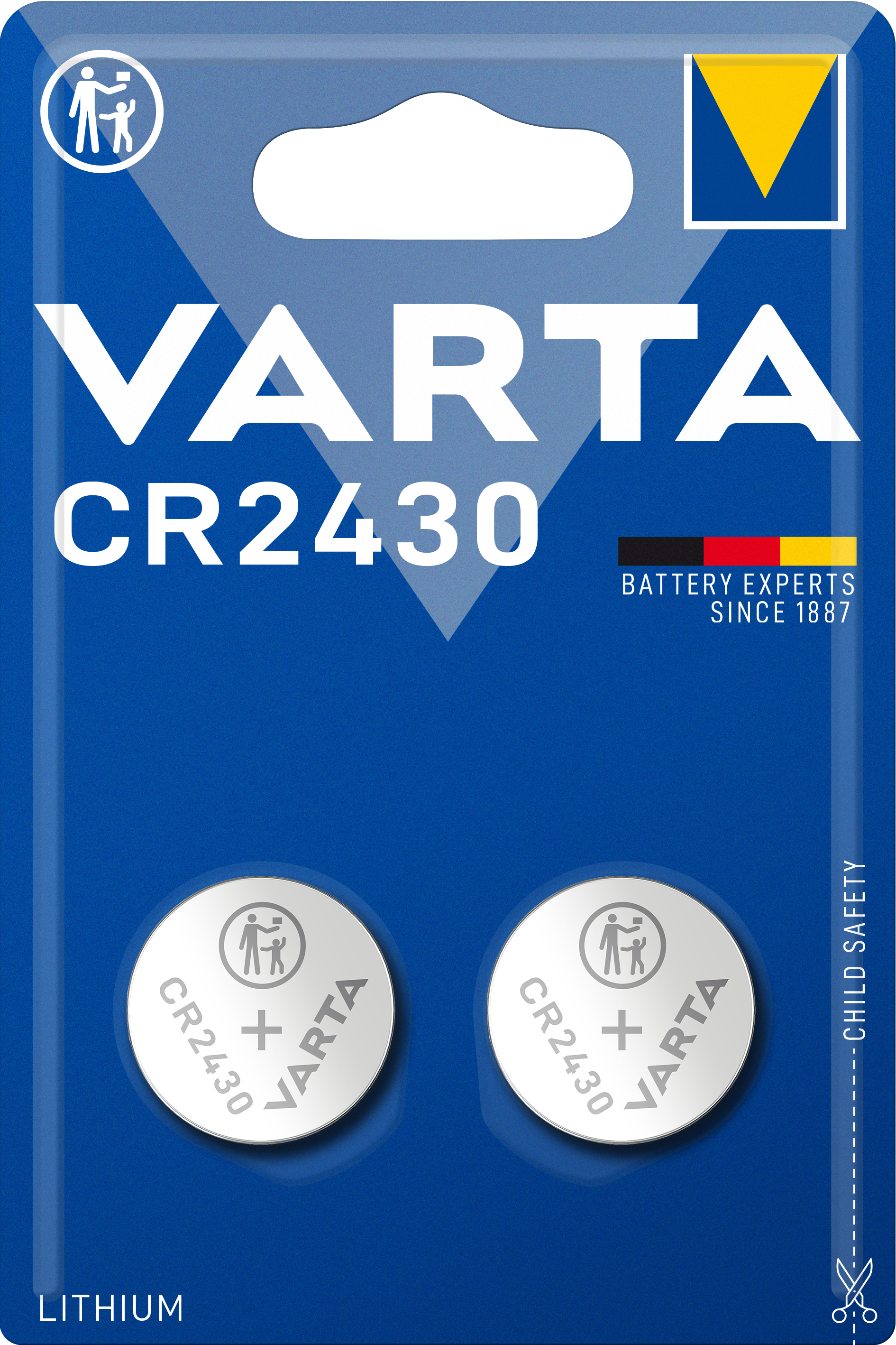 VARTA ELECTRONICS CR2430 Blister 2