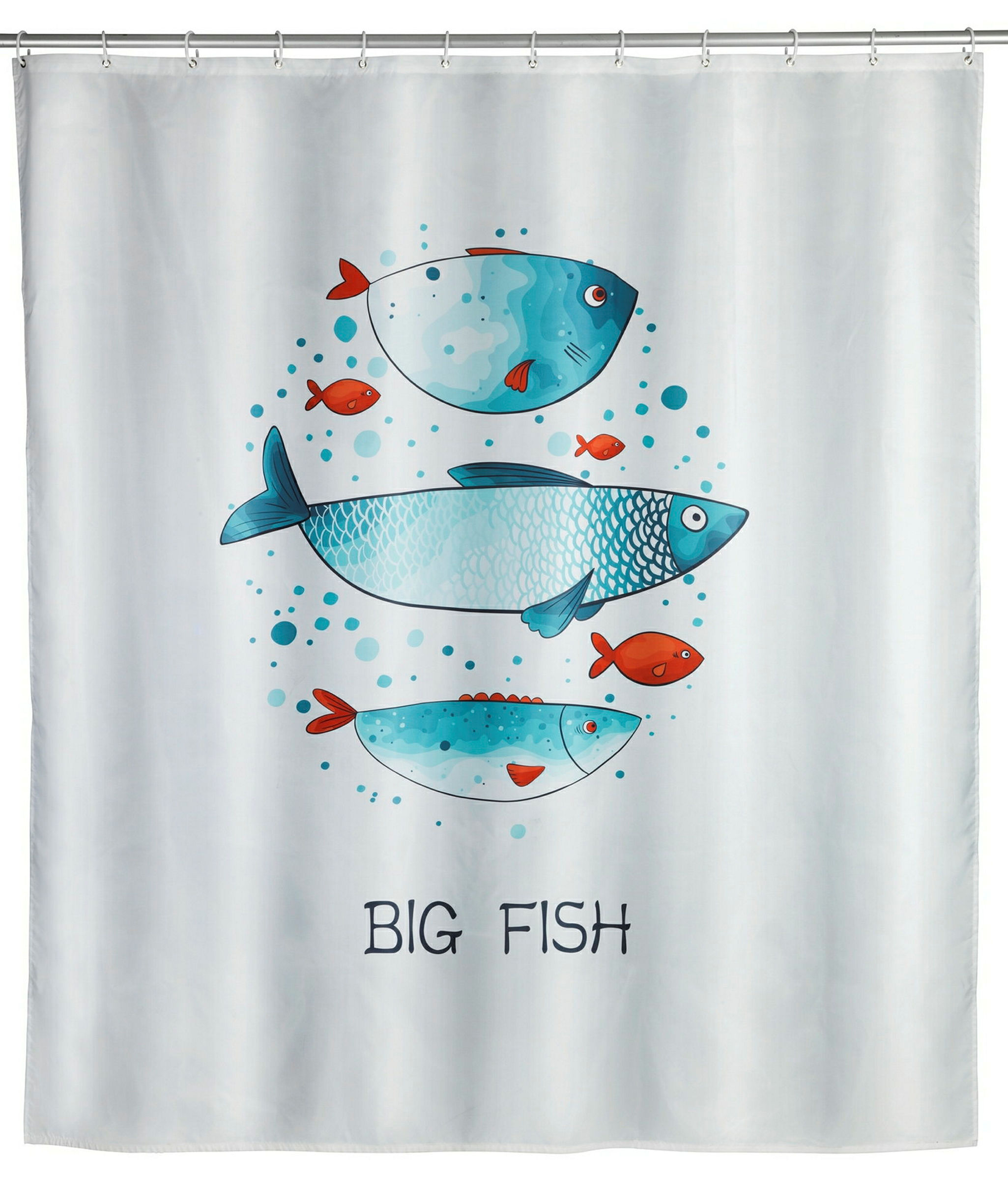 Duschvorhang 180x200 Mod.Big Fish,Polyes