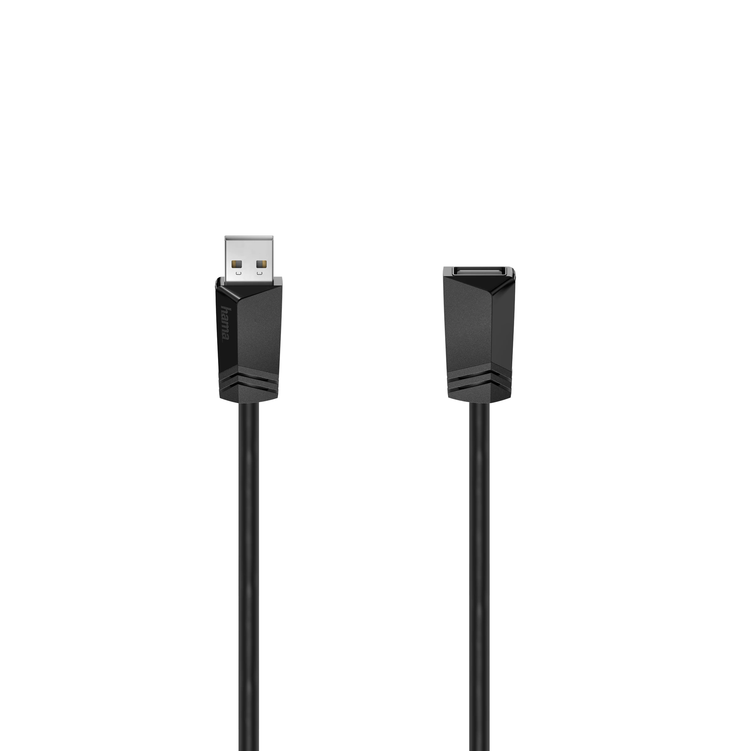 Hama USB-Verlängerungskabel, USB 2.0, 480 Mbit/s, 3,00 m