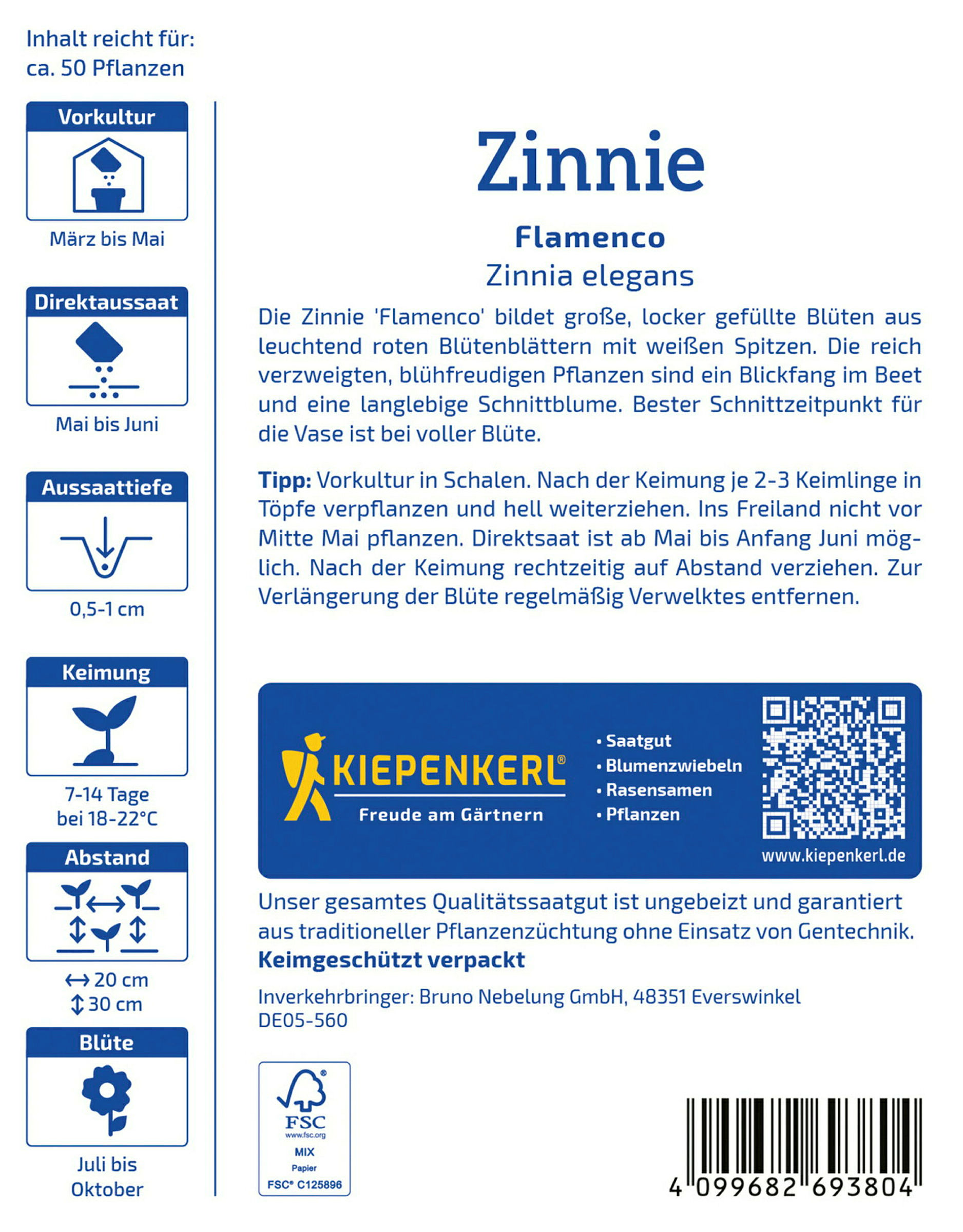 Kiepenkerl Zinnie Flamenco