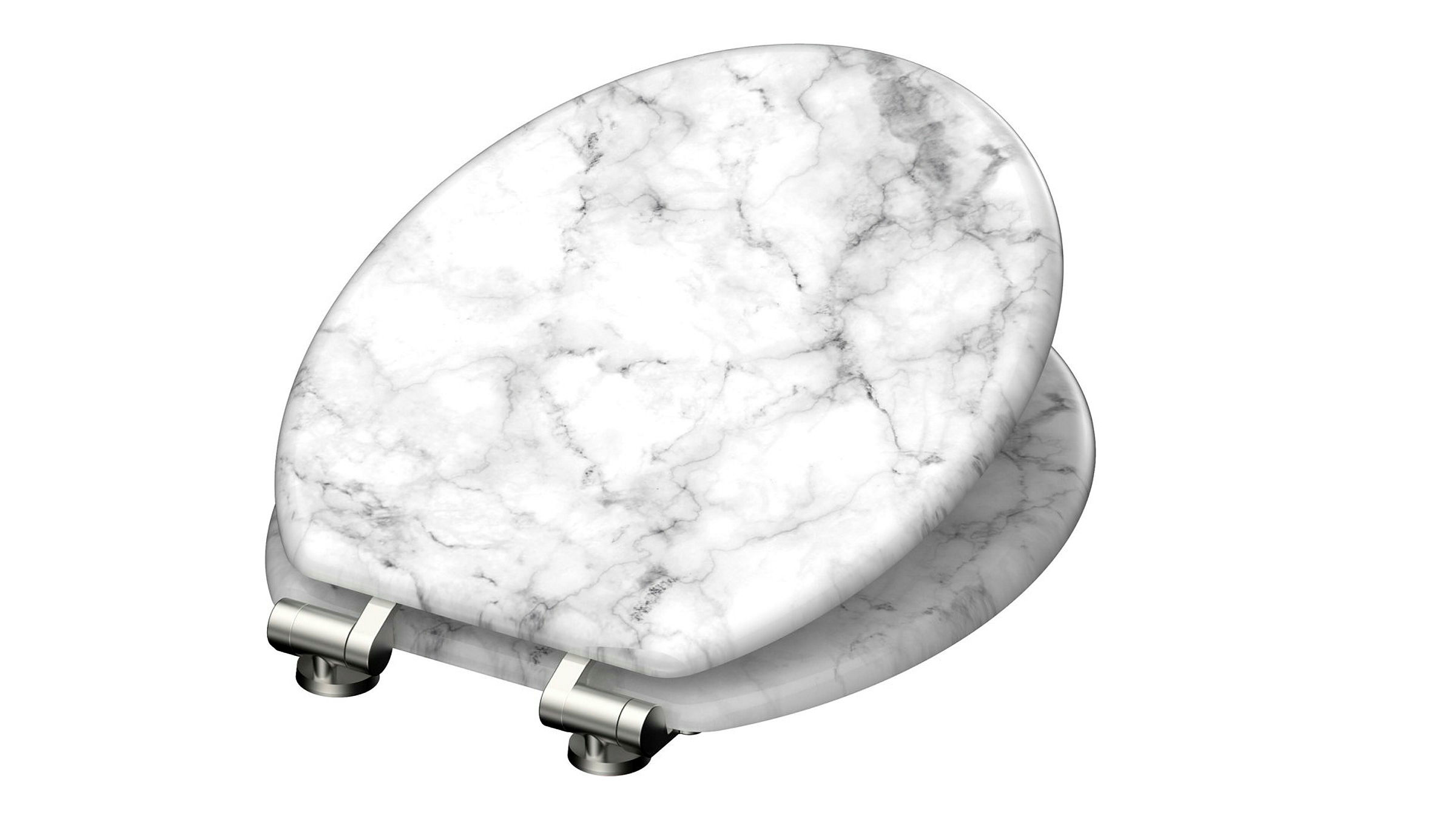 MDF WC-Sitz MARMOR STONE, mit Absenkautomatik
