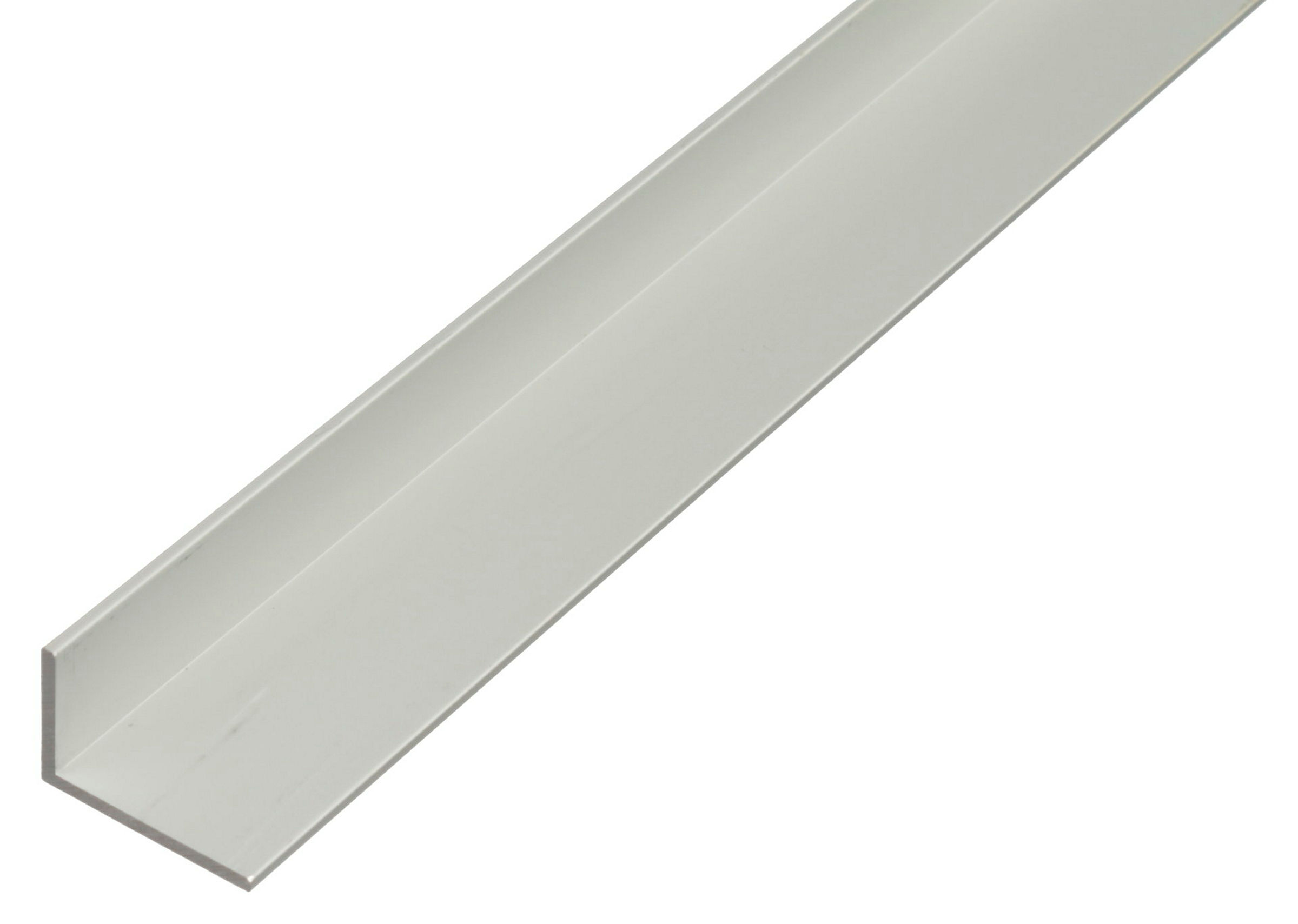 Winkelprofil 1m50x20 silberfarbig eloxiert