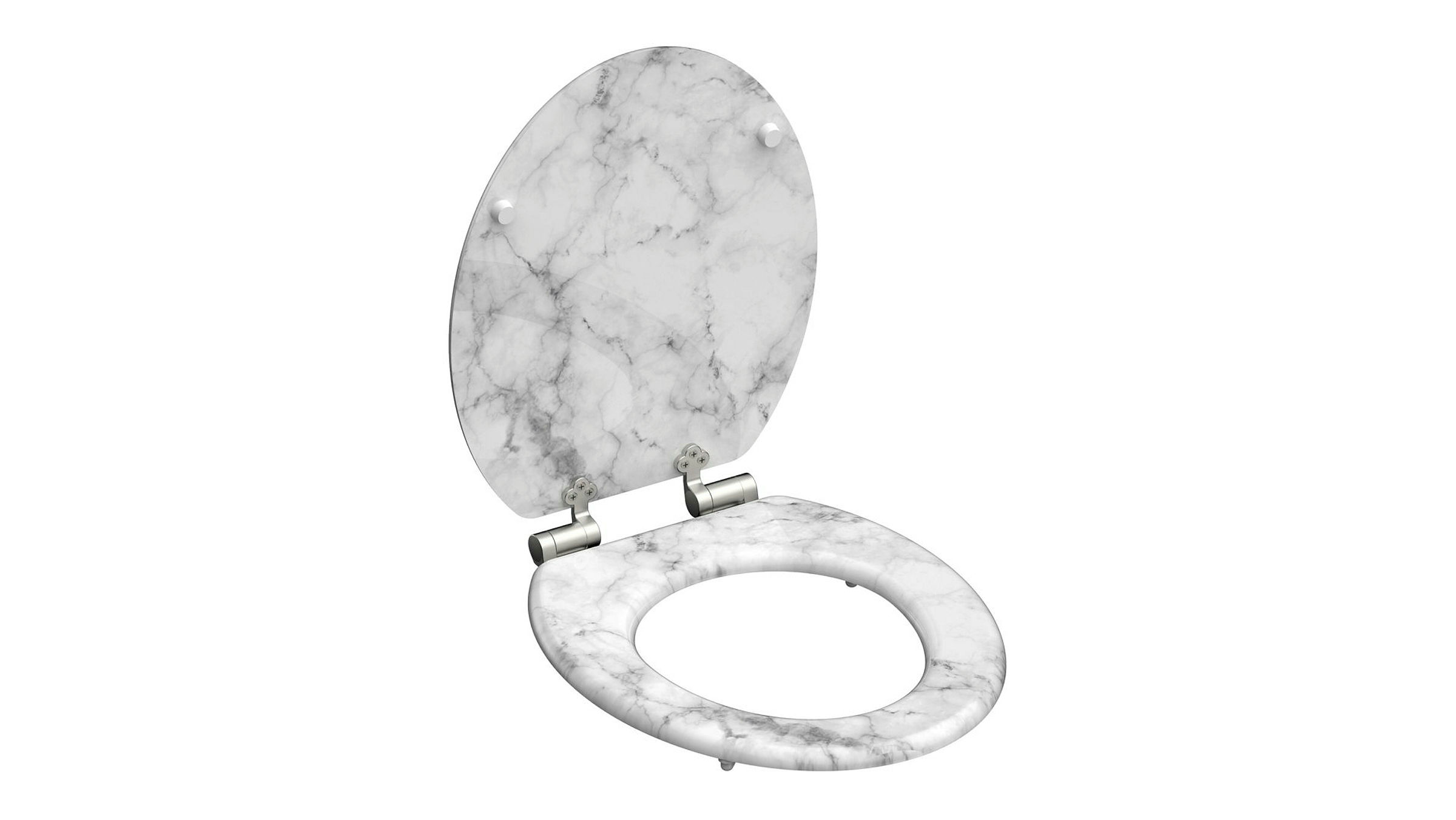 MDF WC-Sitz MARMOR STONE, mit Absenkautomatik