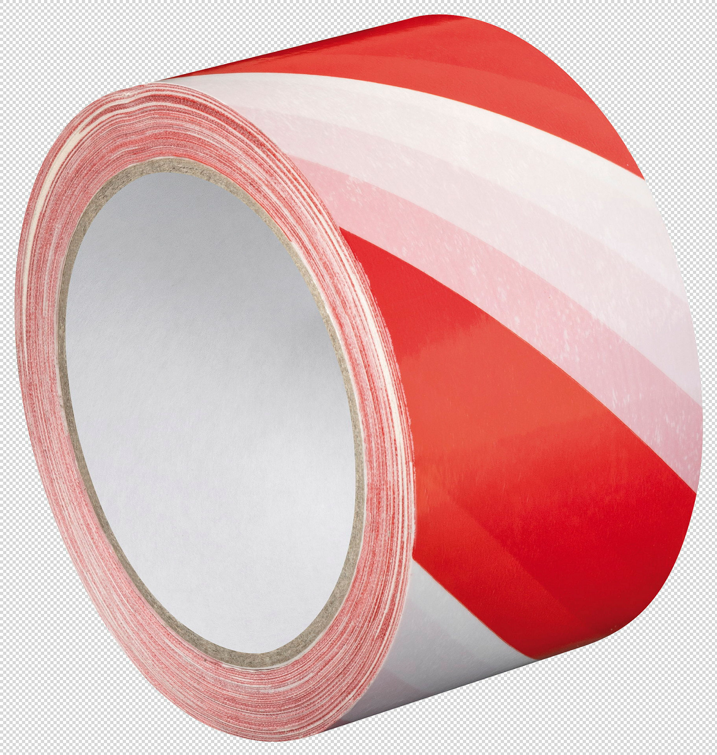 Warnklebeband rot/weiß, 60 mm x 66 m