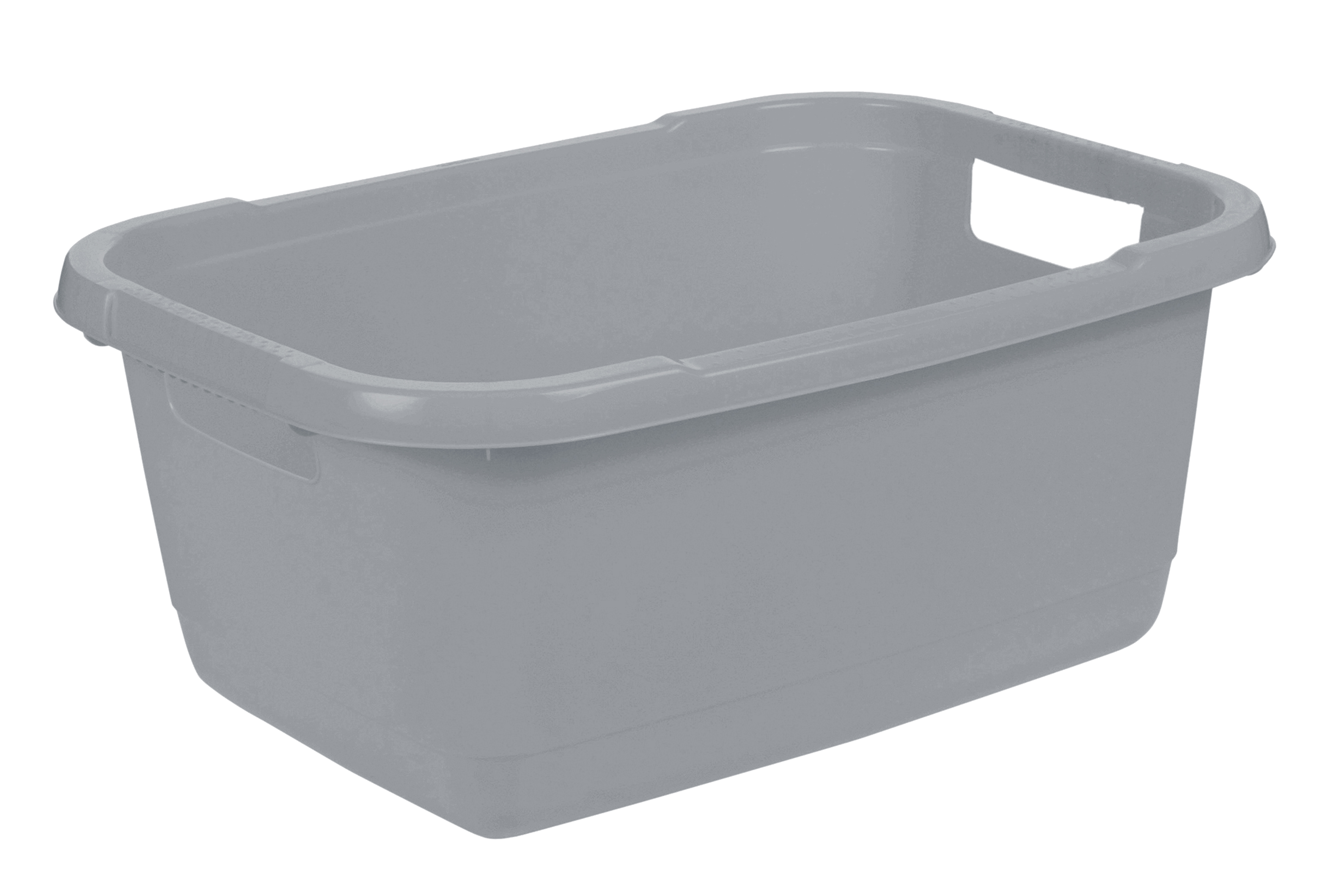 keeeper Wäschewanne, Stabiler Kunststoff, 32 l, Aenna, Nordic Grey