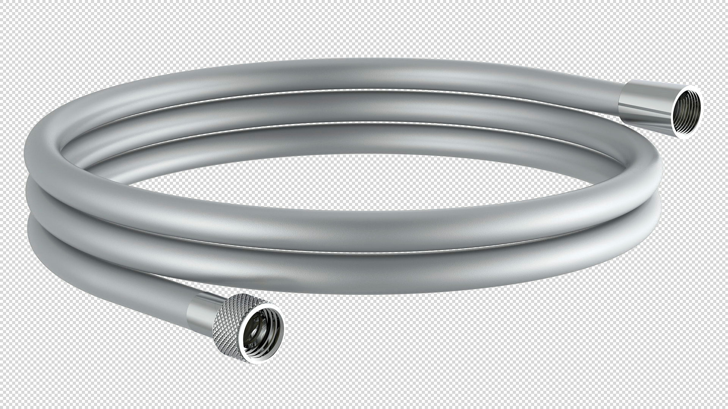 HOGAFLEX K-7 Brauseschlauch 200 cm, Kunststoff, Silber