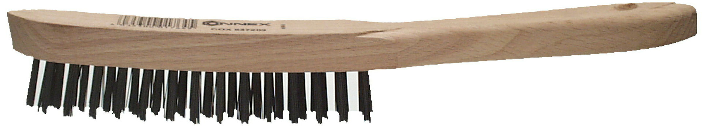 Stahl-Drahtbürste 5rhg. Holzkörper