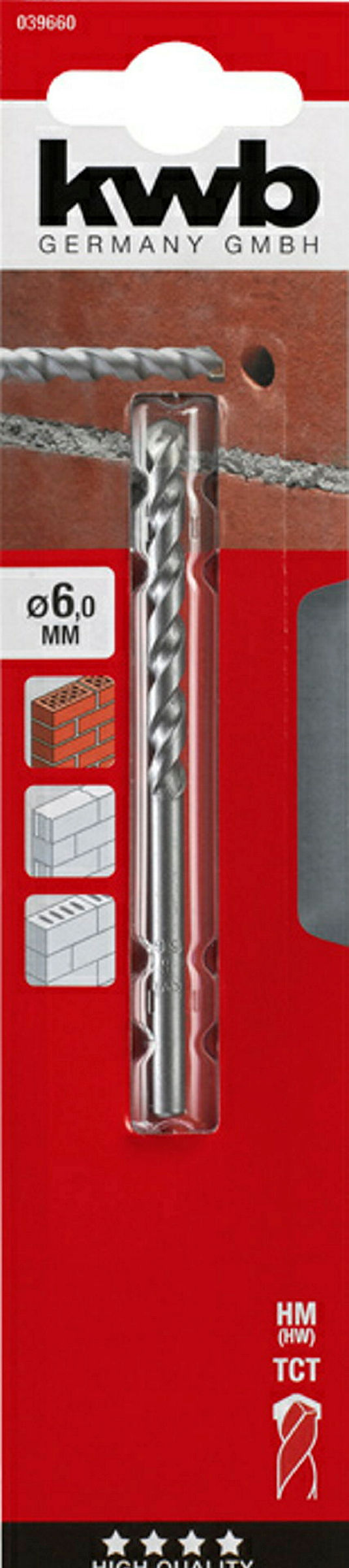 Steinbohrer, ø 6.0 mm