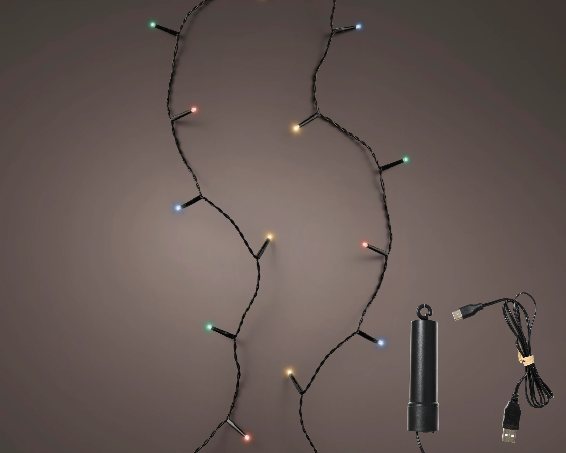 LED Duracharge Basic-Beleuchtung Twinkle Effekt 8 Funktionen Outdoor