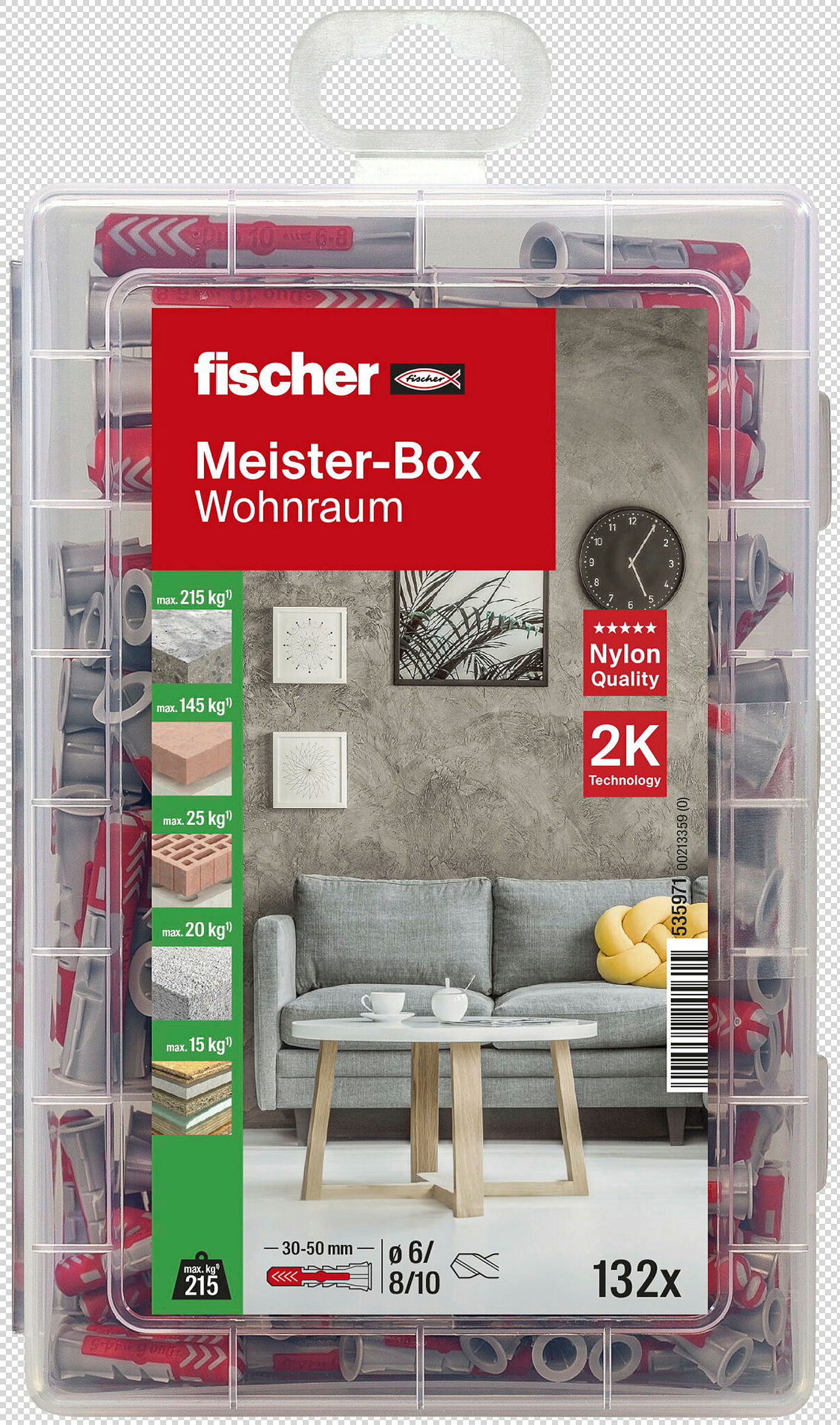 fischer Meister-Box Wohnraum, 132-tlg.