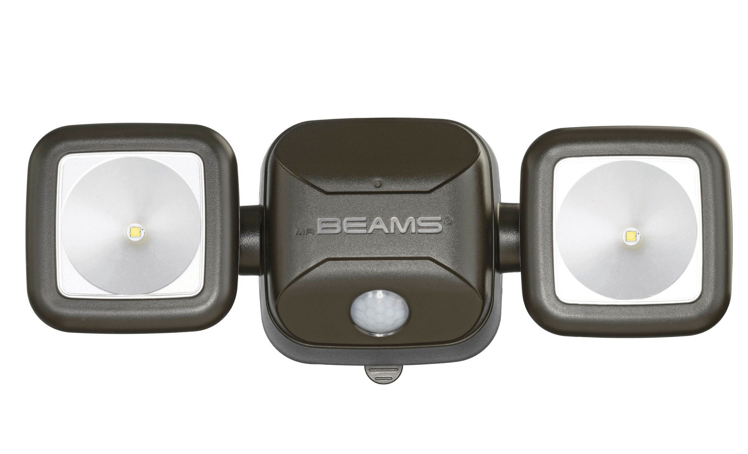 Der schwarz braune batteriebetriebene LED-Scheinwerfer MB3000 ist mit seine