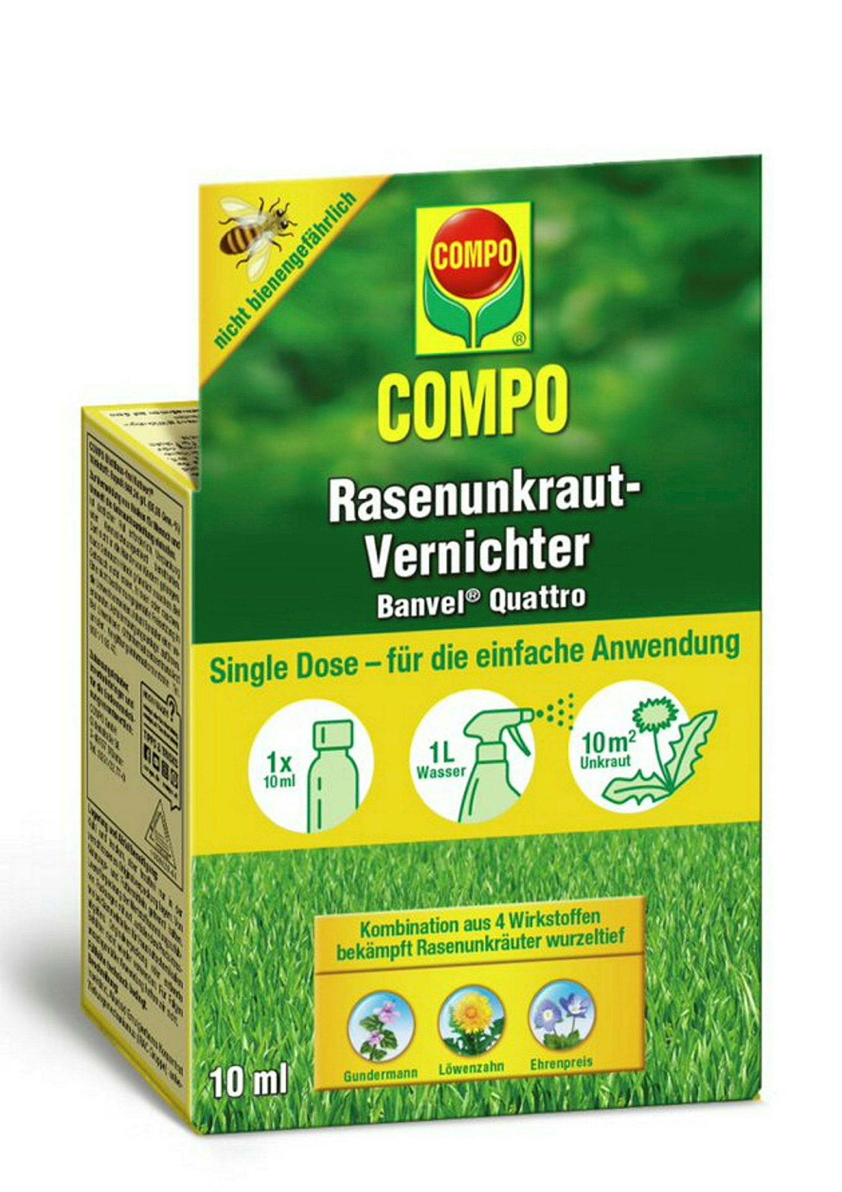 COMPO Rasenunkrautvernichter Banvel Quattro 10 ml