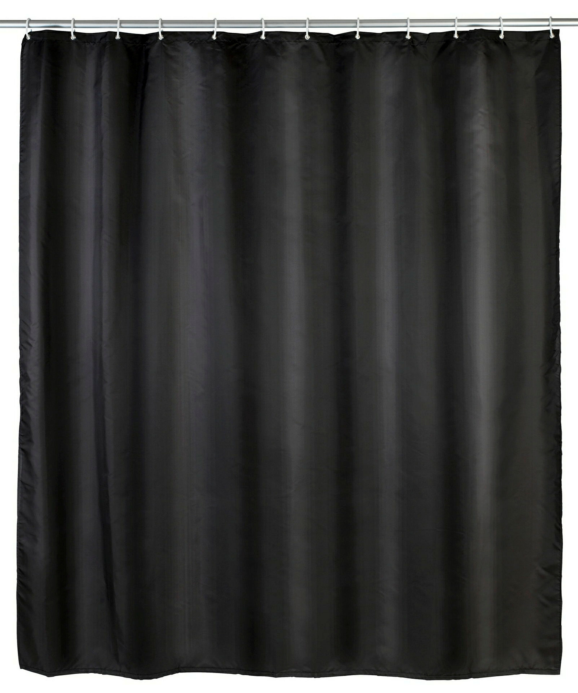 Duschvorhang 180x200, black antischimmel