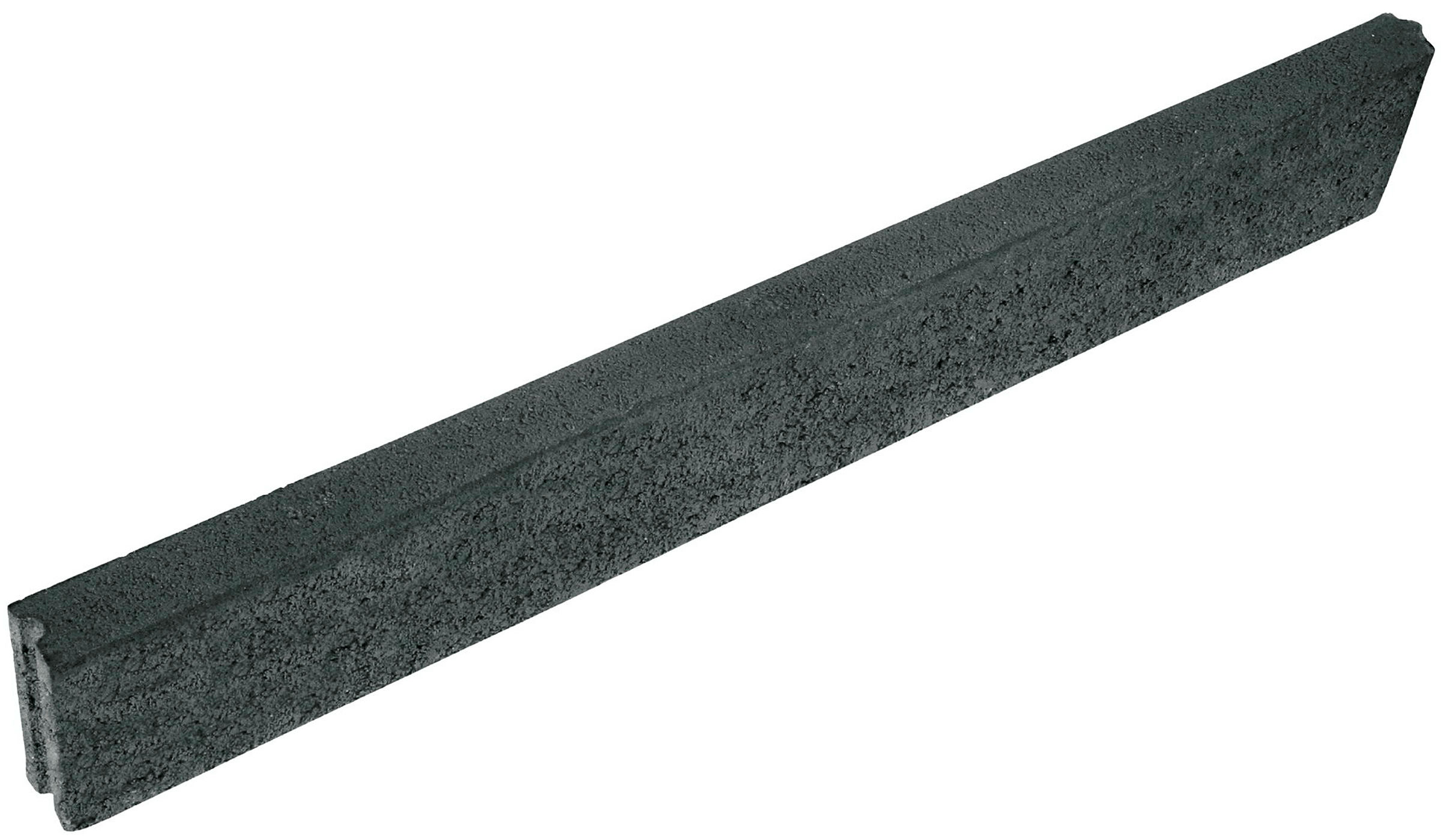 Rasenkante 5 / 15 / 100 cm m.Nut und Feder anthrazit