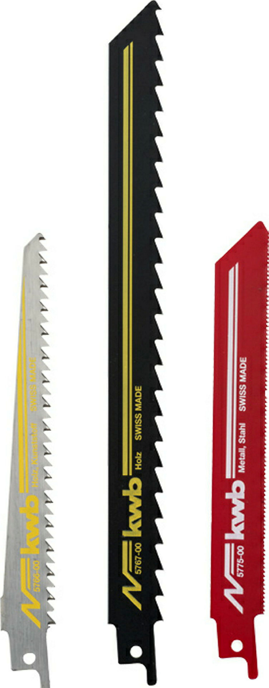 Säbelsägeblätter-Set, 3-tlg.