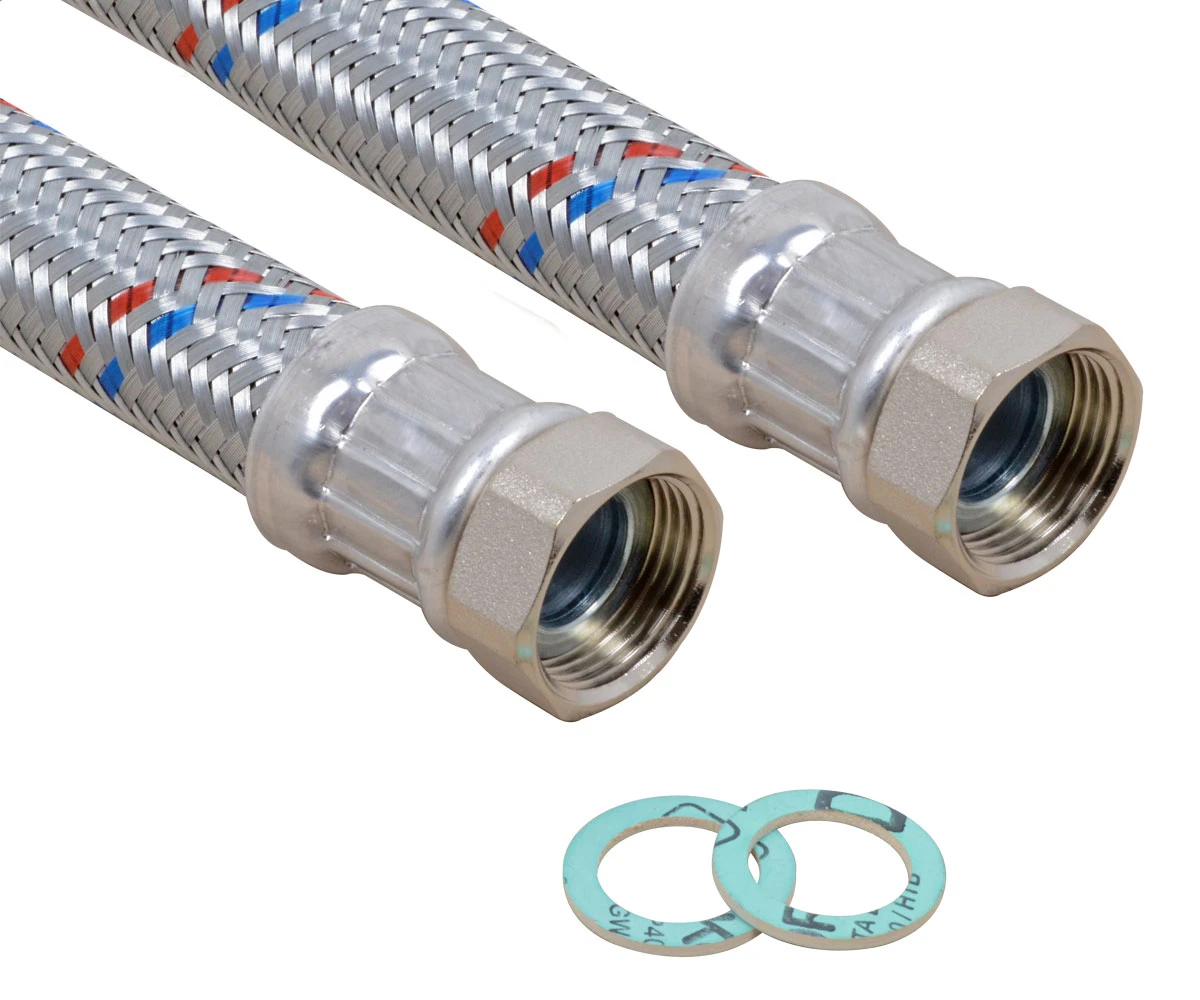 Flex-Heizung-Anschlussschlauch 1/2''IG x 500 mm x 1/2''IG
