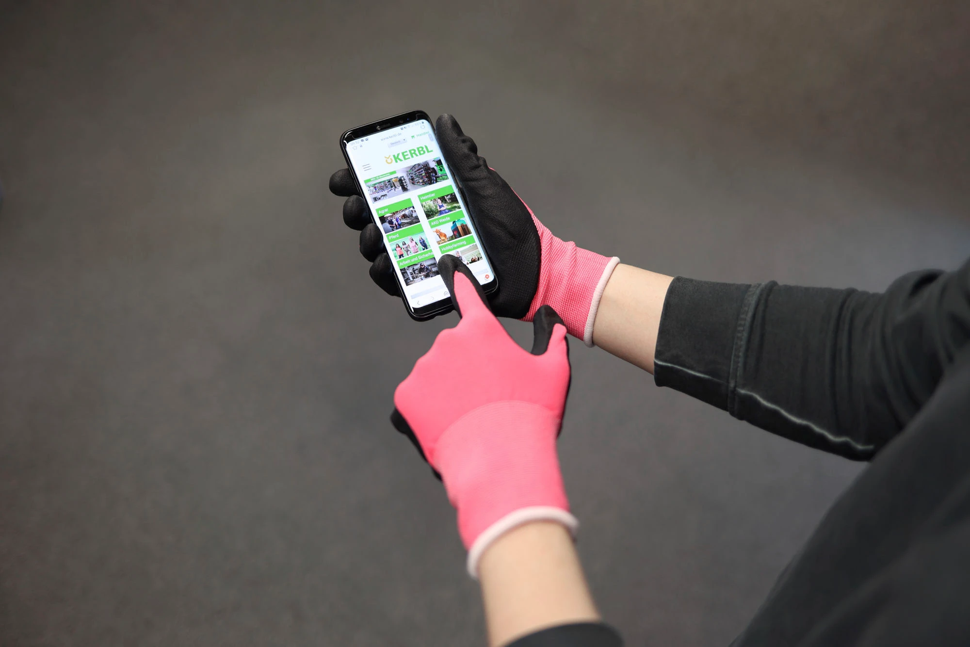 Touchscreenhandschuh EasyTouch Lady, pink, Gr. 7/S