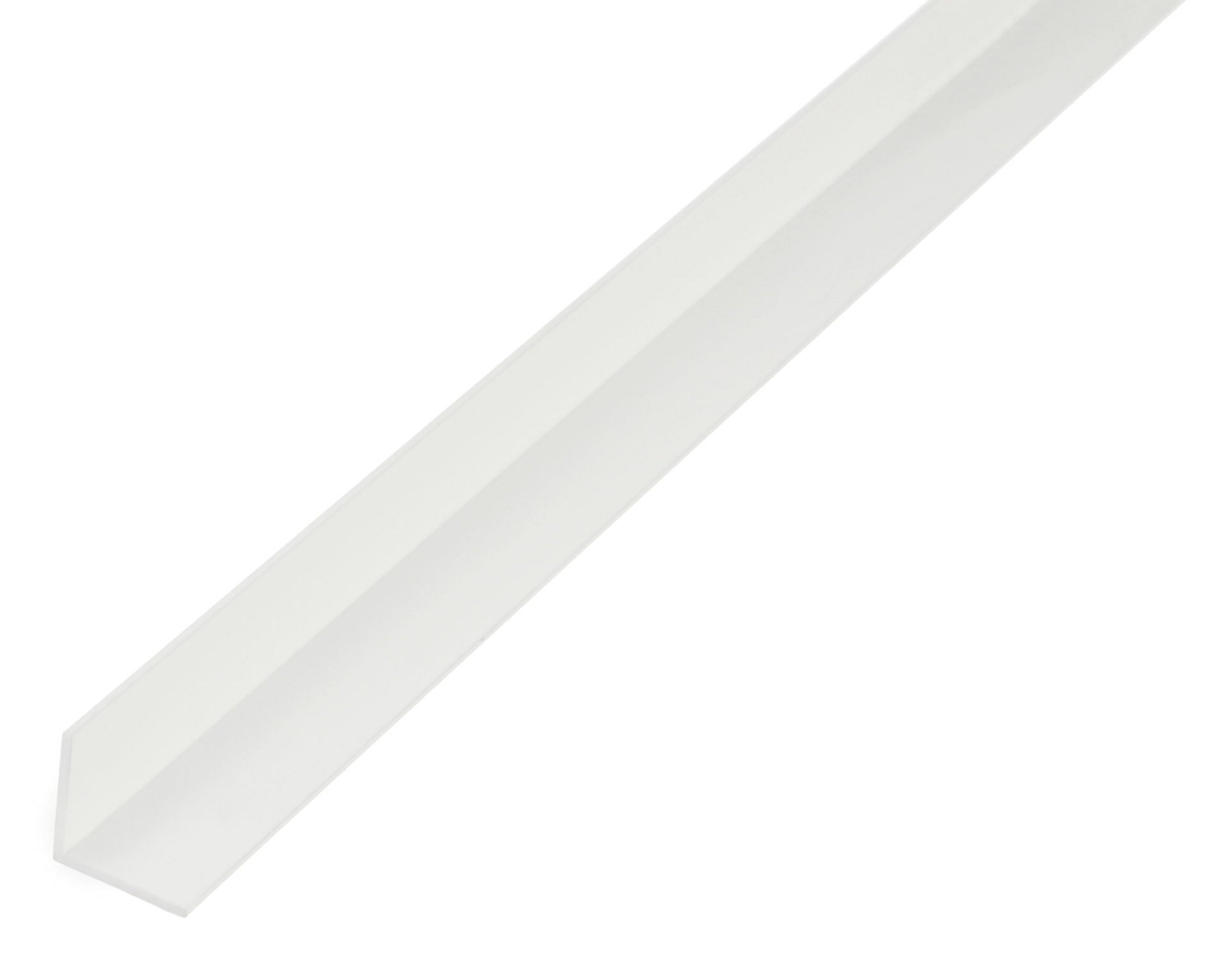 Winkelprofil Kunststoff weiß 15x15x1,2mm, 1m