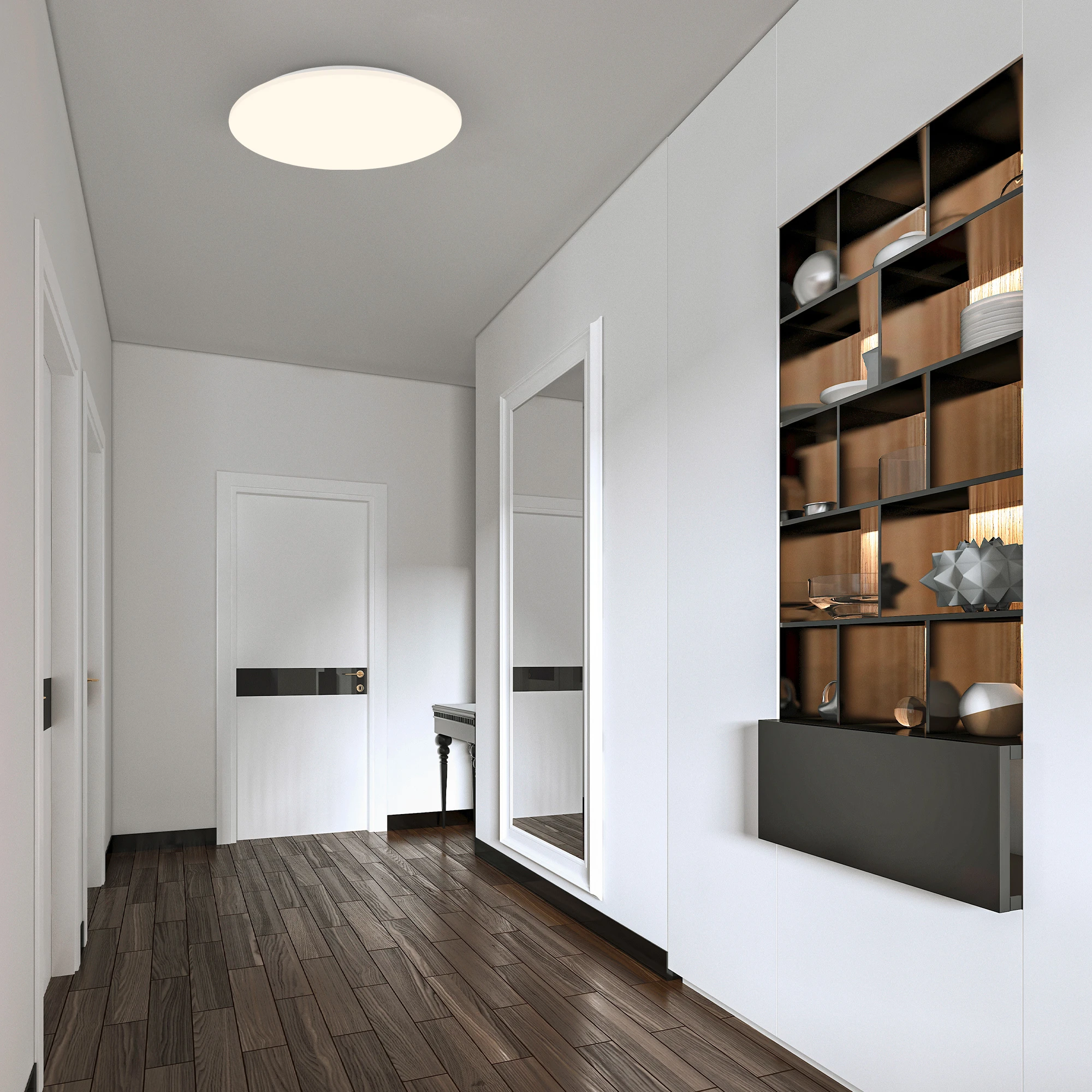 LED Deckenleuchte,Sensor,weiß, LED/18W