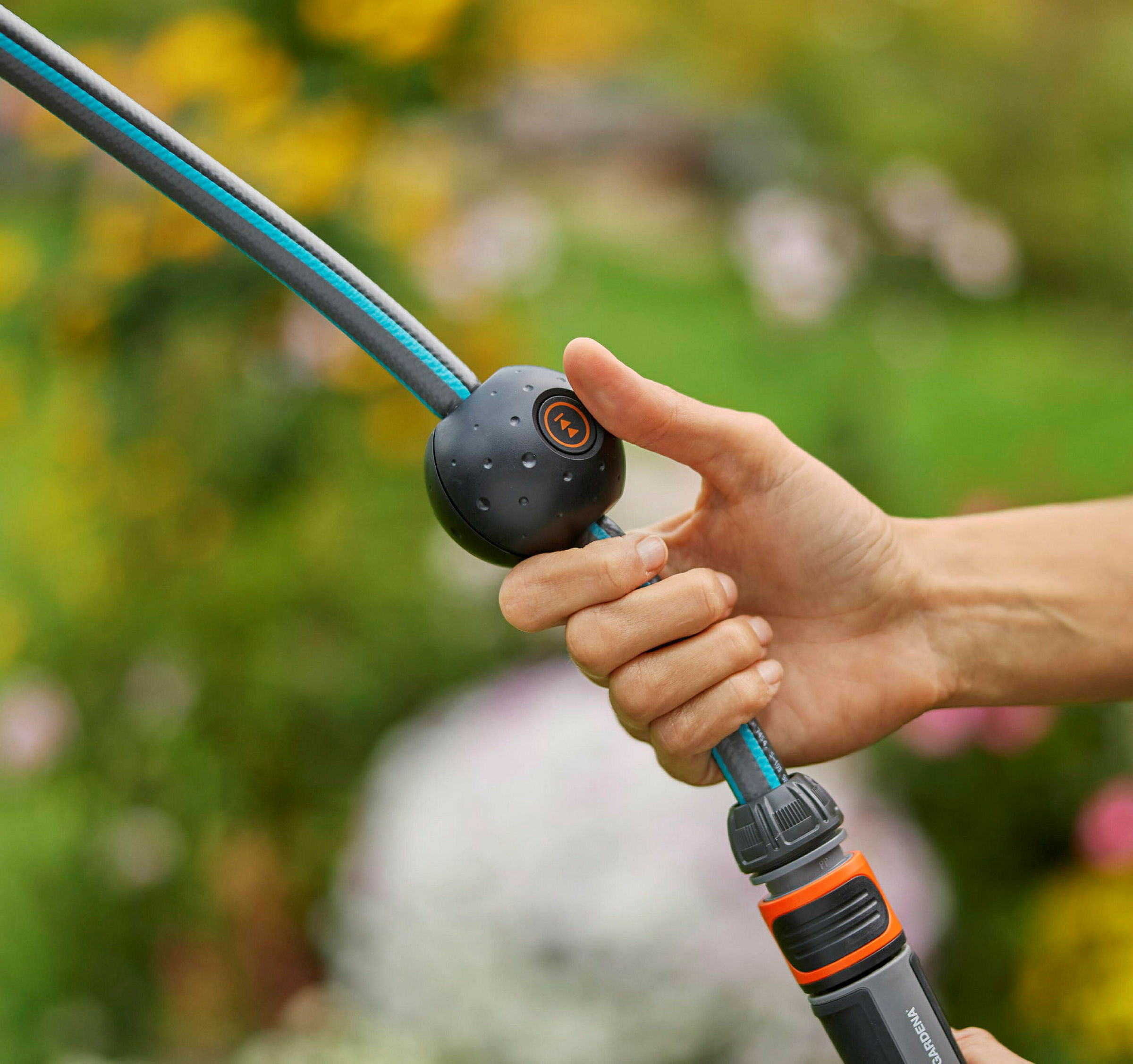 GARDENA Akku-Wand-Schlauchbox PowerRoll XXL solo, mit 40 m Schlauch, akkube