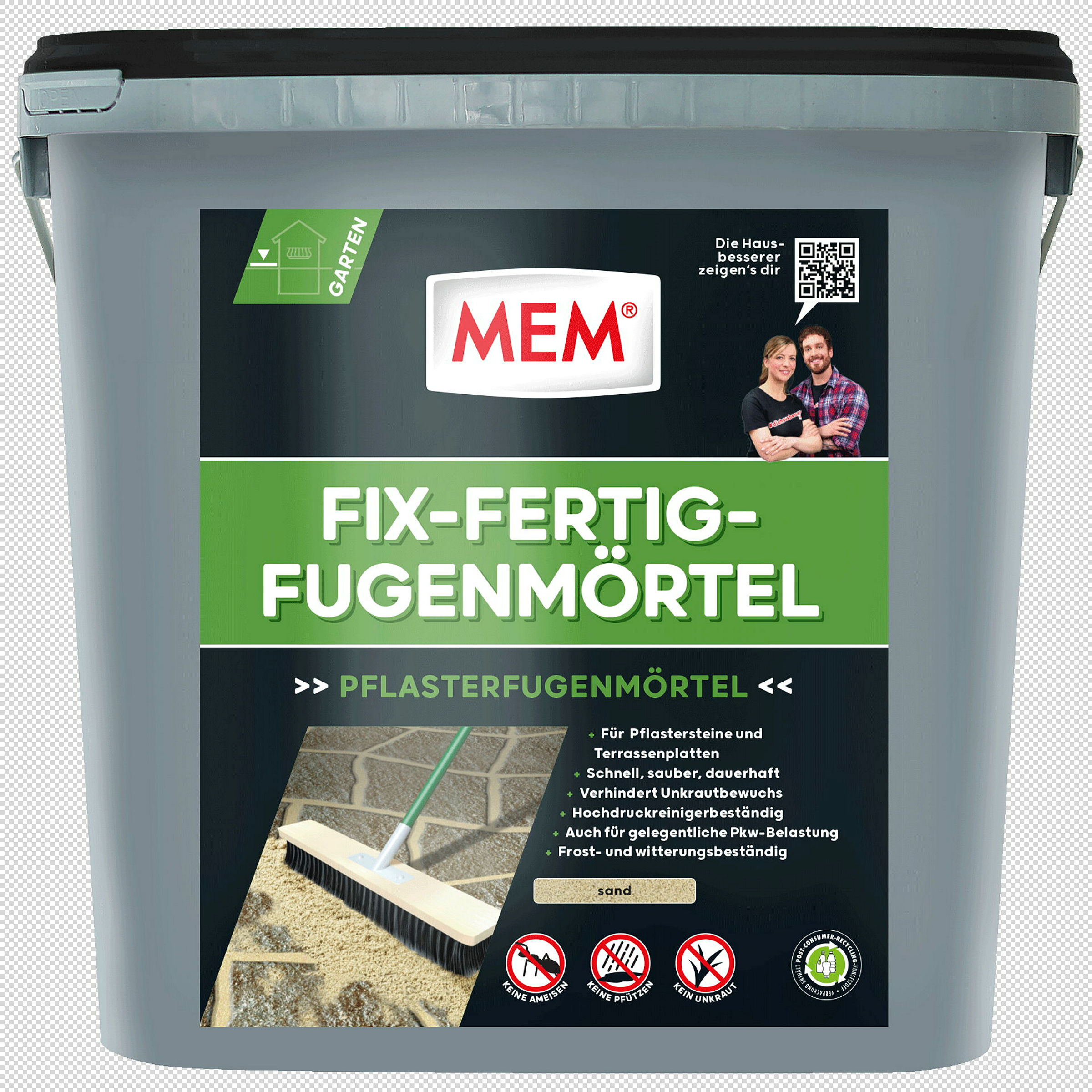 MEM Fix-Fertig-Fugenmörtel 12,5 kg sand