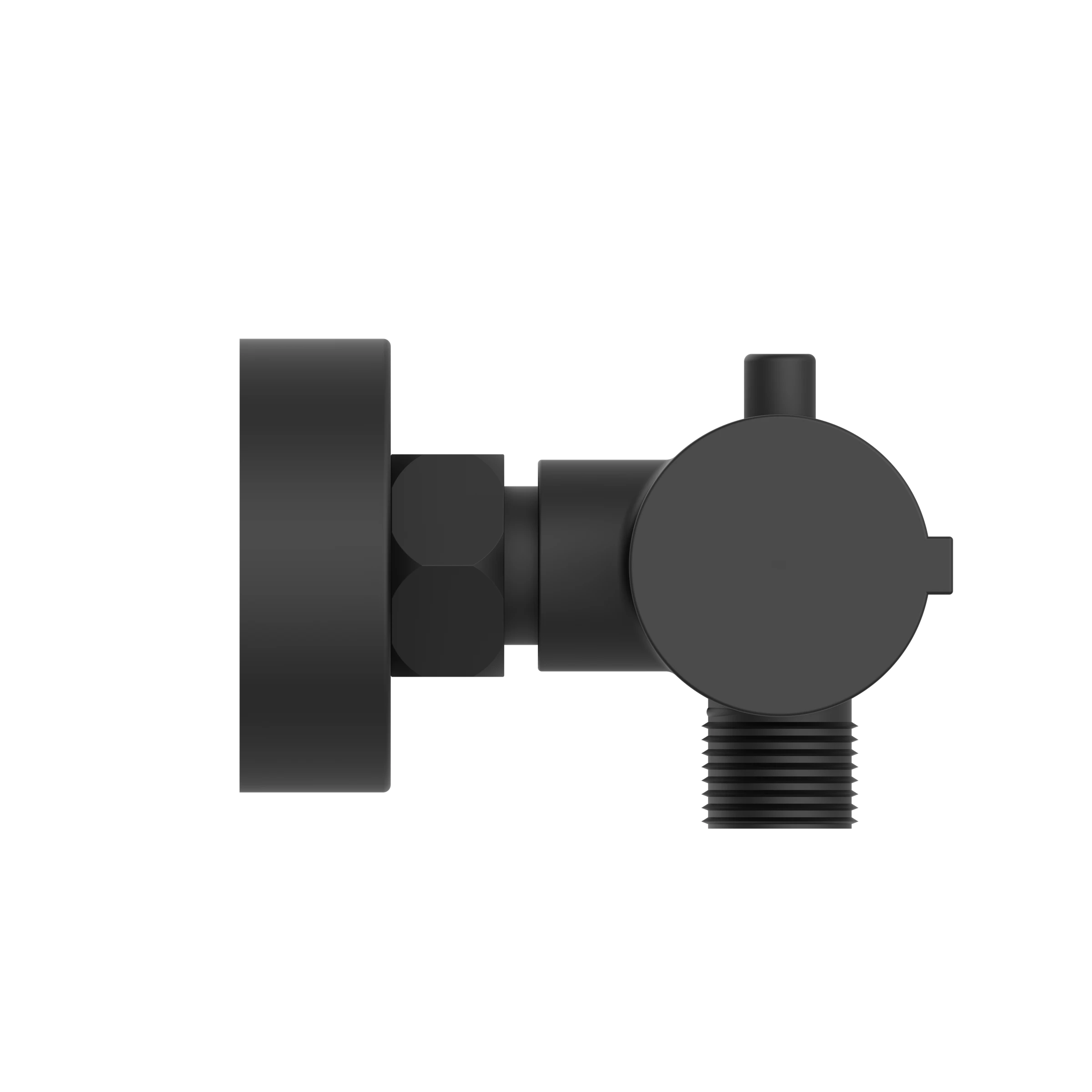LONDON Thermostat Duscharmatur, Schwarz matt