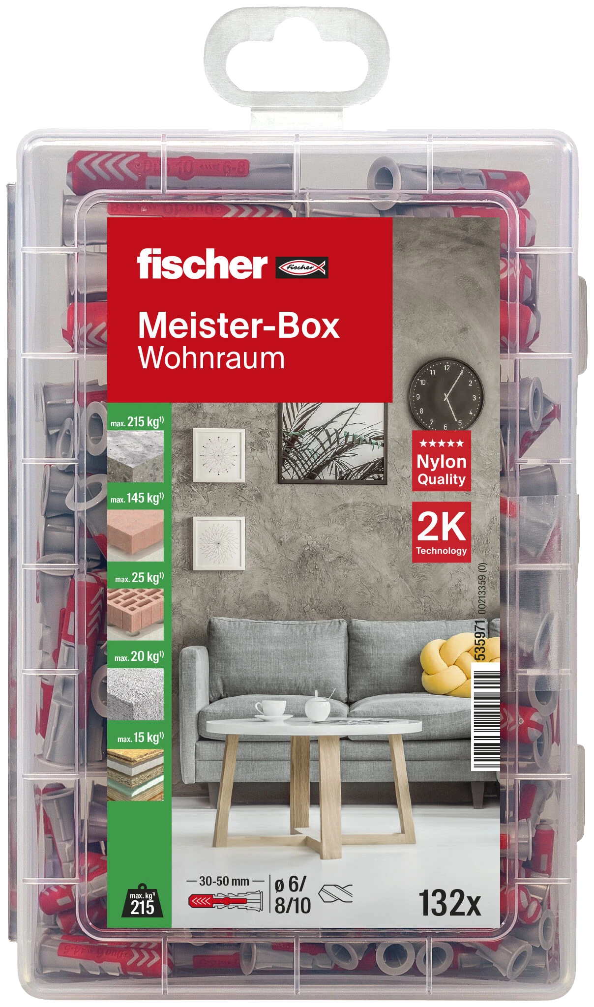 fischer Meister-Box Wohnraum, 132-tlg.