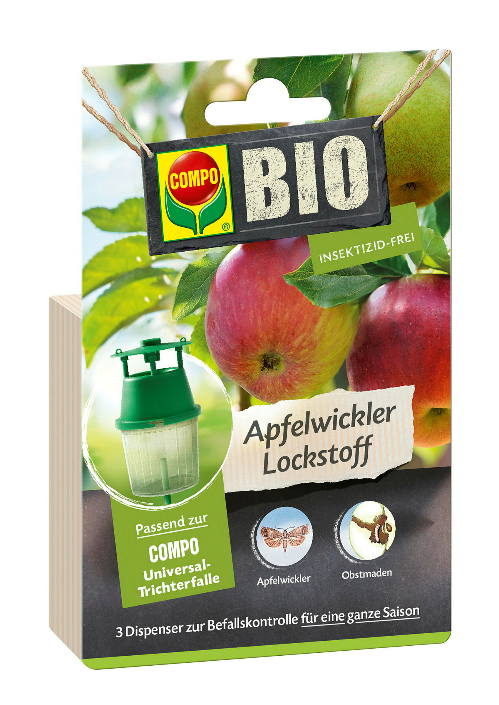 COMPO BIO Apfelwickler Lockstoff, 3 Stück