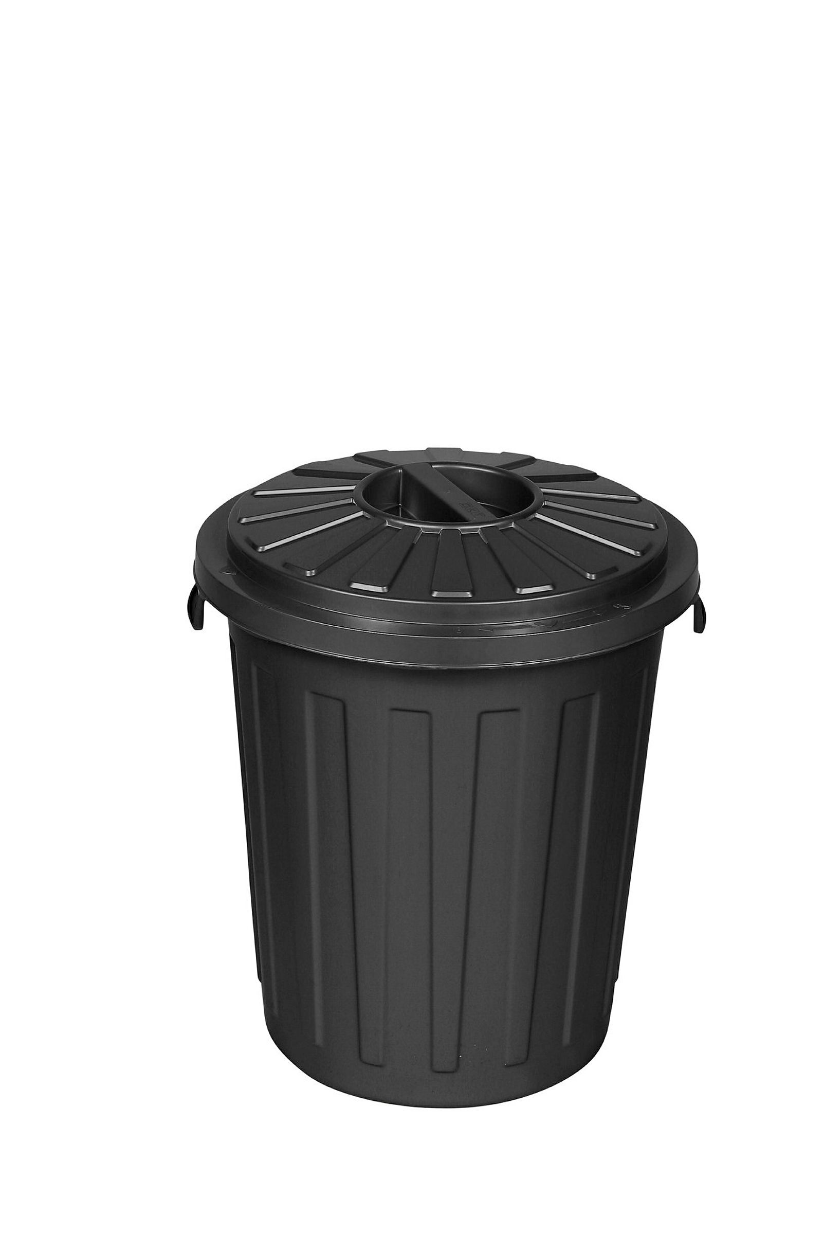 keeeper Maxi-Tonne mit Deckel, 23 l, 36 x 42 x 36 cm, Mats, Graphite