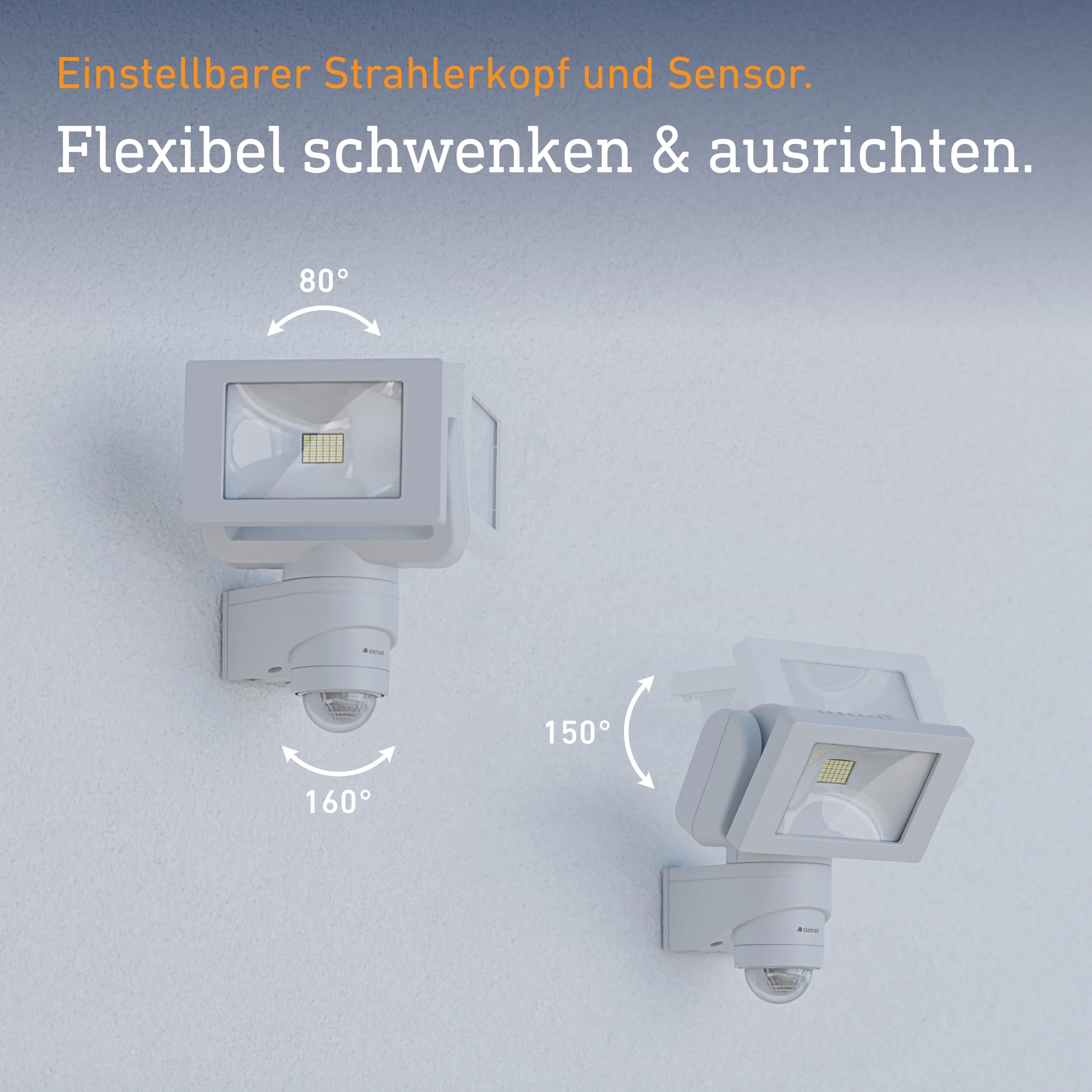 Sensor Strahler LS 150 LED weiß