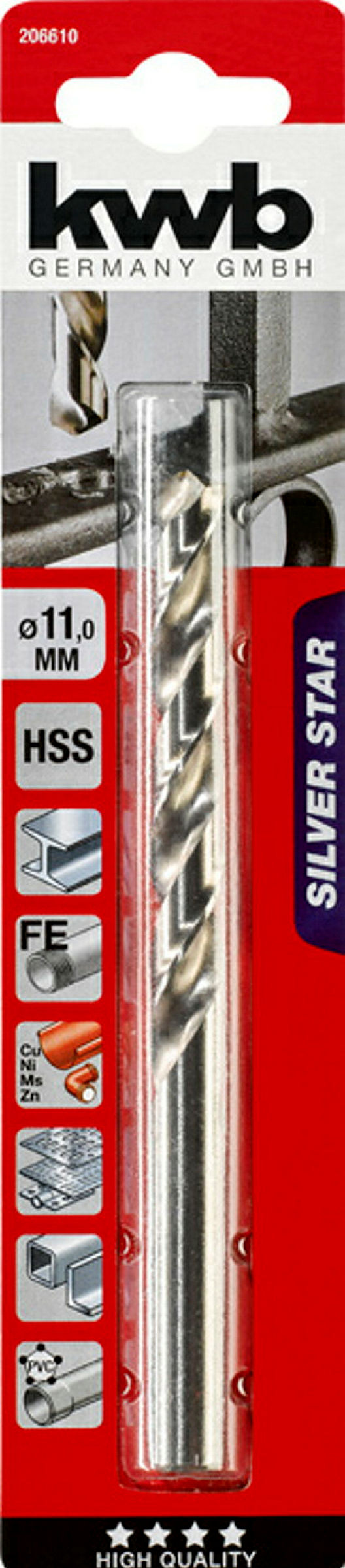 SILVER STAR HSS Spiralbohrer, ø 11.0 mm